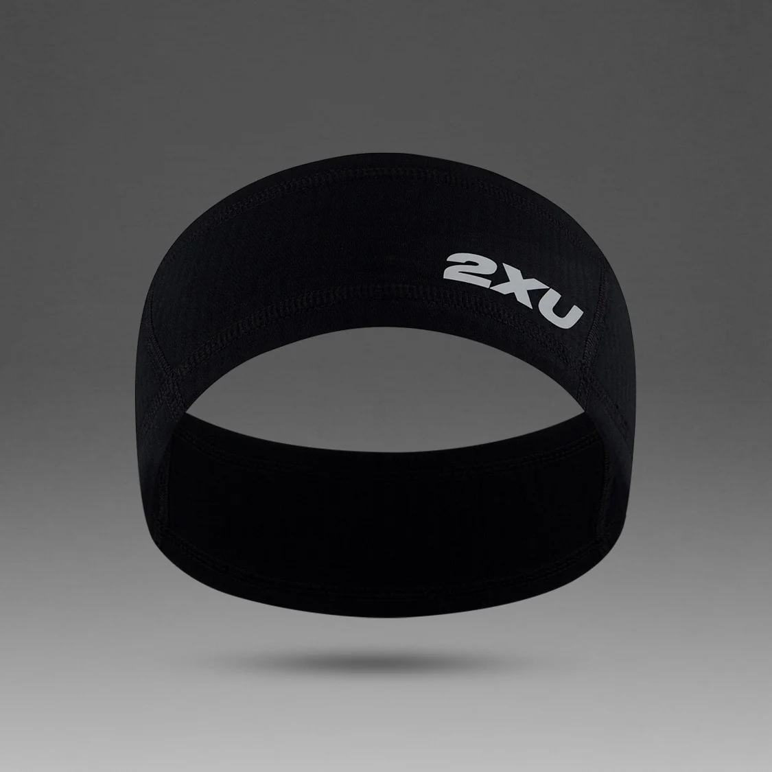 2XU Ignition Hyper-Haptic Headband | Black / Silver Reflective - Image 2
