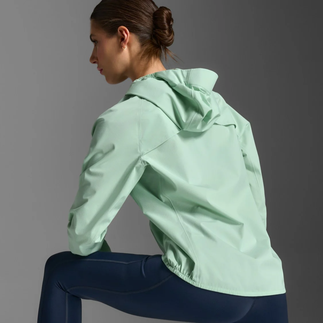 2XU Ignition Shield Jacket | Digital Mint / Reflective | Womens - Image 4