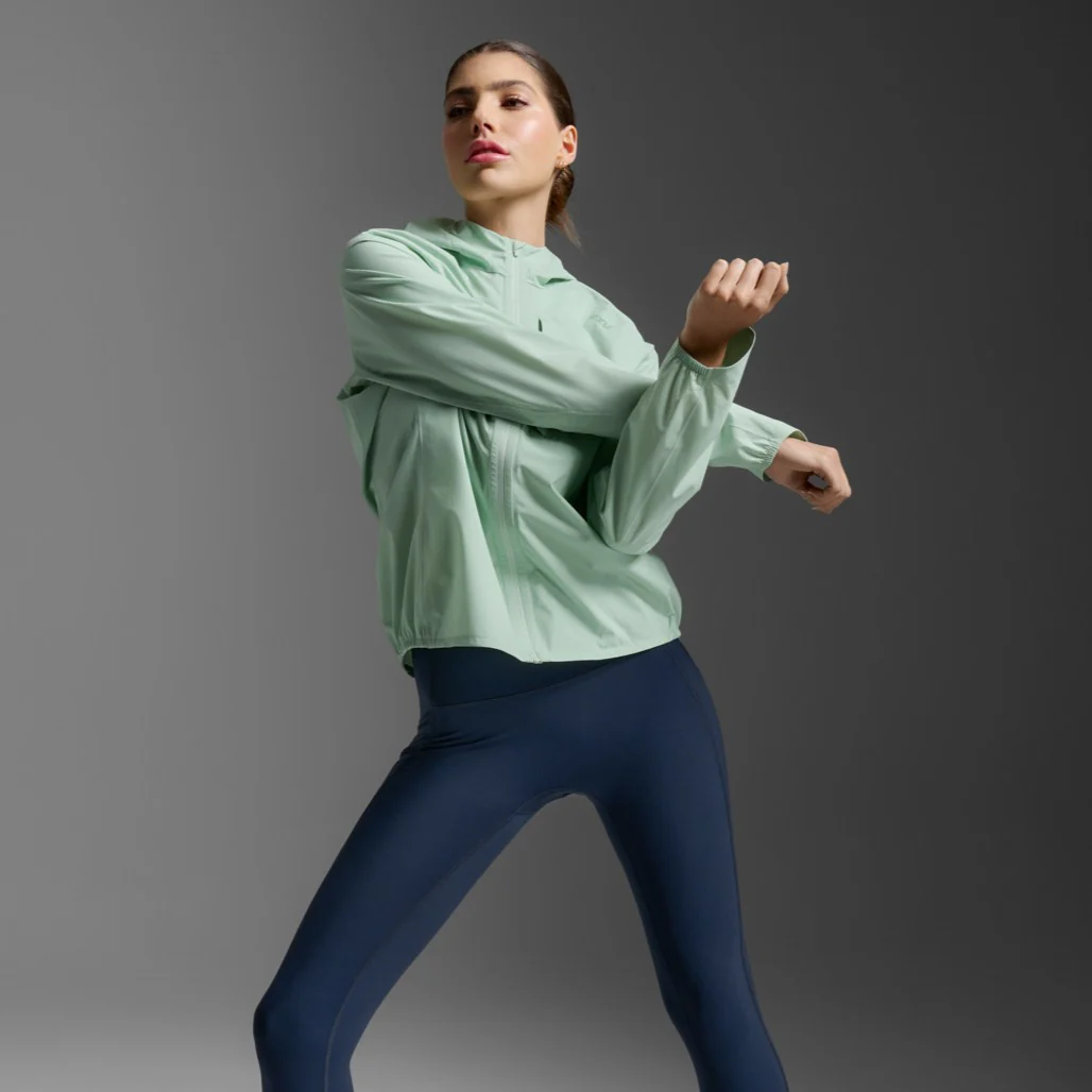 2XU Ignition Shield Jacket | Digital Mint / Reflective | Womens - Image 7