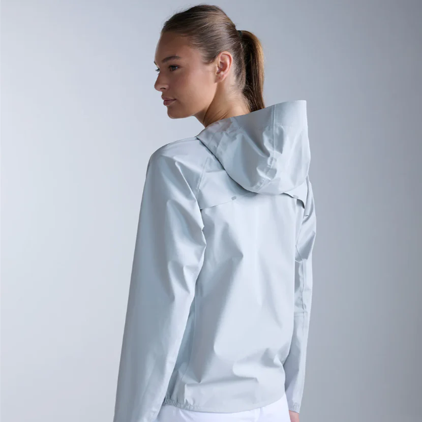 2XU Ignition Shield Waterproof Jacket | Harbor Mist / Silver Reflective | Womens - Image 3