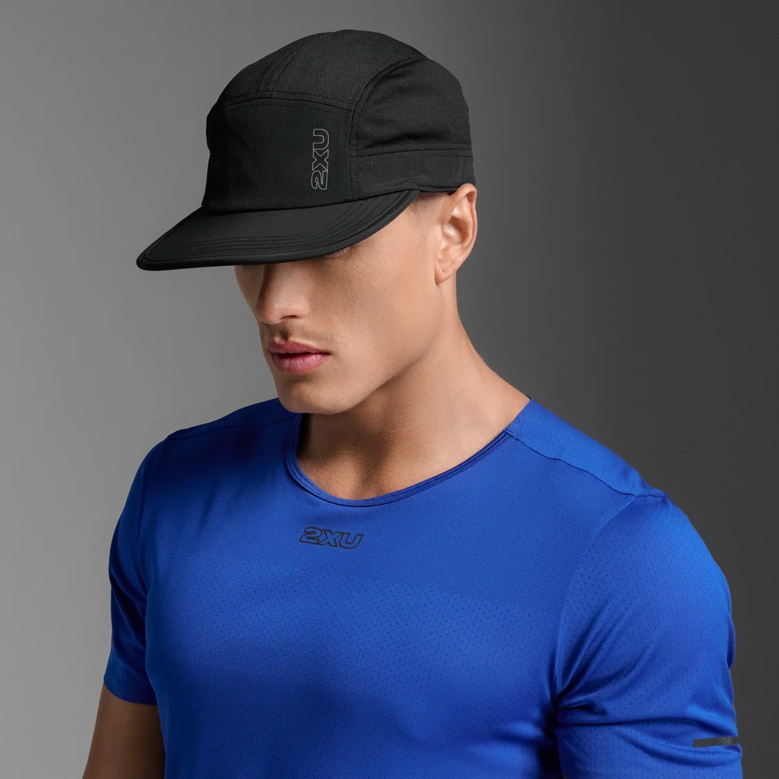 2XU Light Speed Cap | Black / Silver Reflective - Image 2