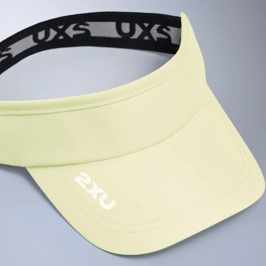 2XU Performance Visor | Lemon Ice / White - Image 3