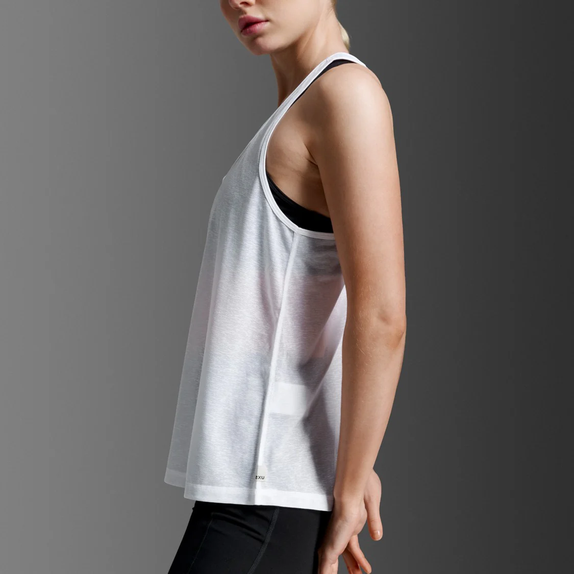 2XU ReLight Racerback Singlet | White / White | Womens - Image 4
