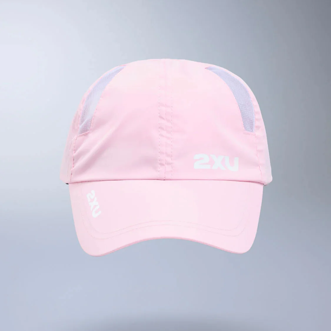 2XU Run Cap | Pink Frost / White - Image 4