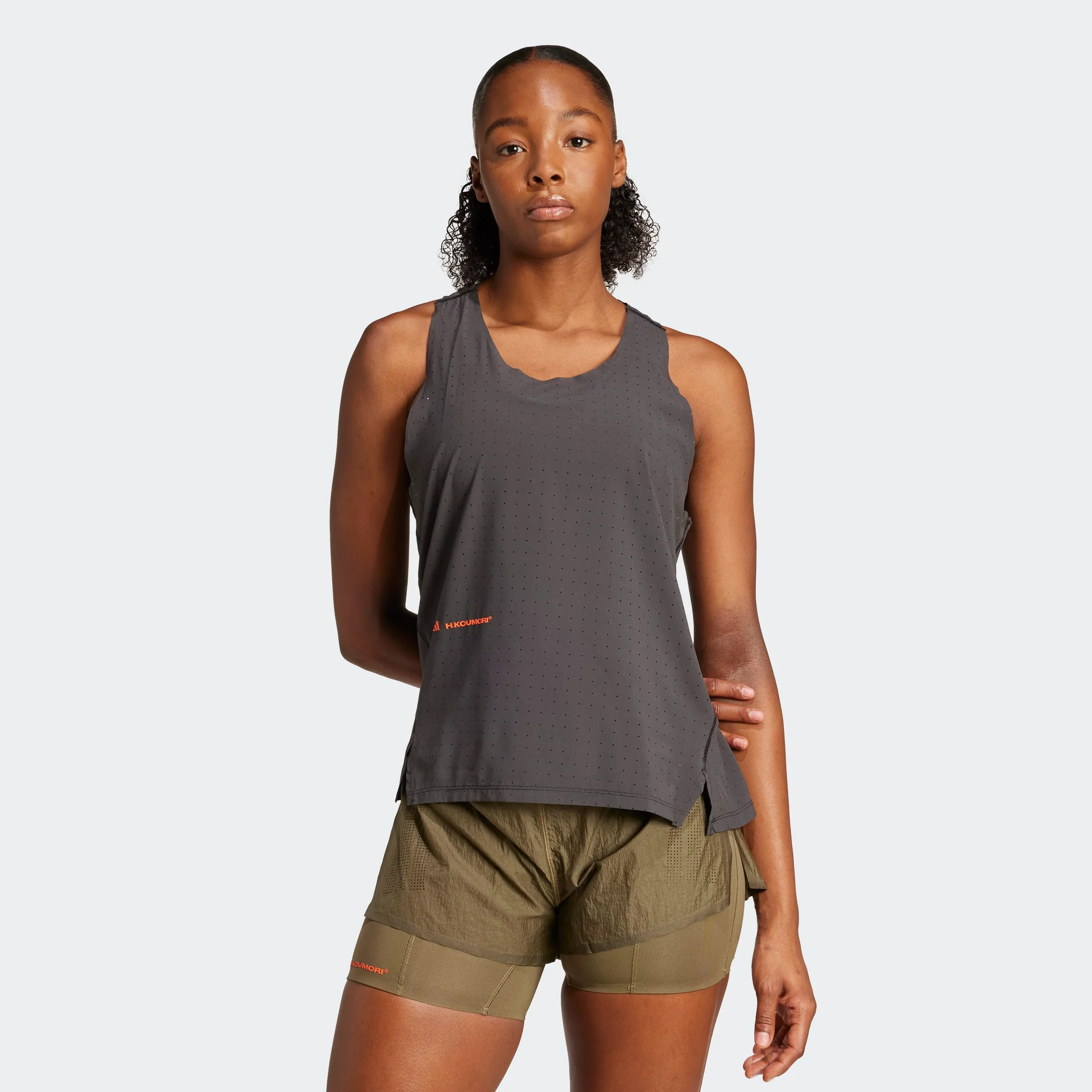 adidas Adi365 H.Koumori Running Singlet | Black | Womens
