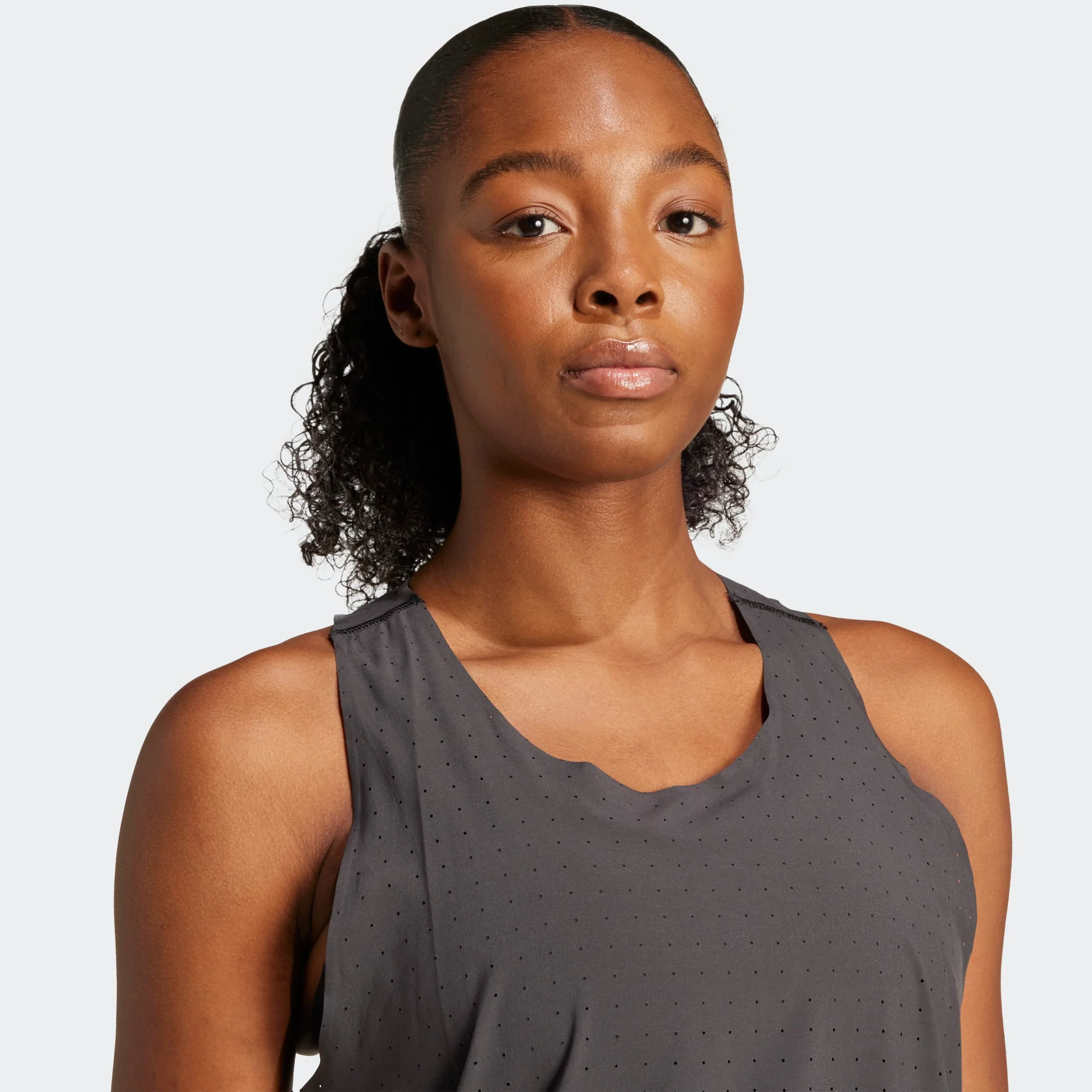 adidas Adi365 H.Koumori Running Singlet | Black | Womens - Image 5
