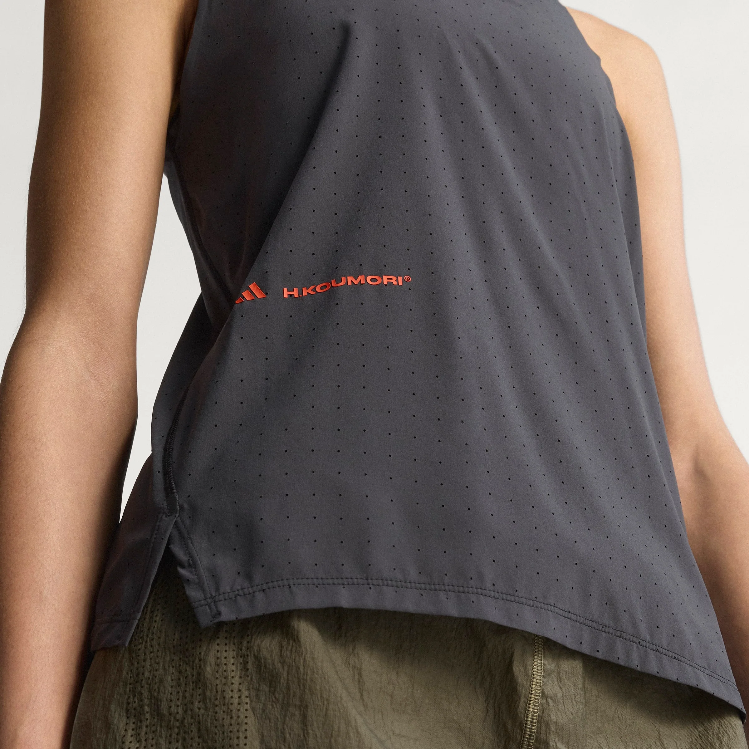 adidas Adi365 H.Koumori Running Singlet | Black | Womens - Image 7