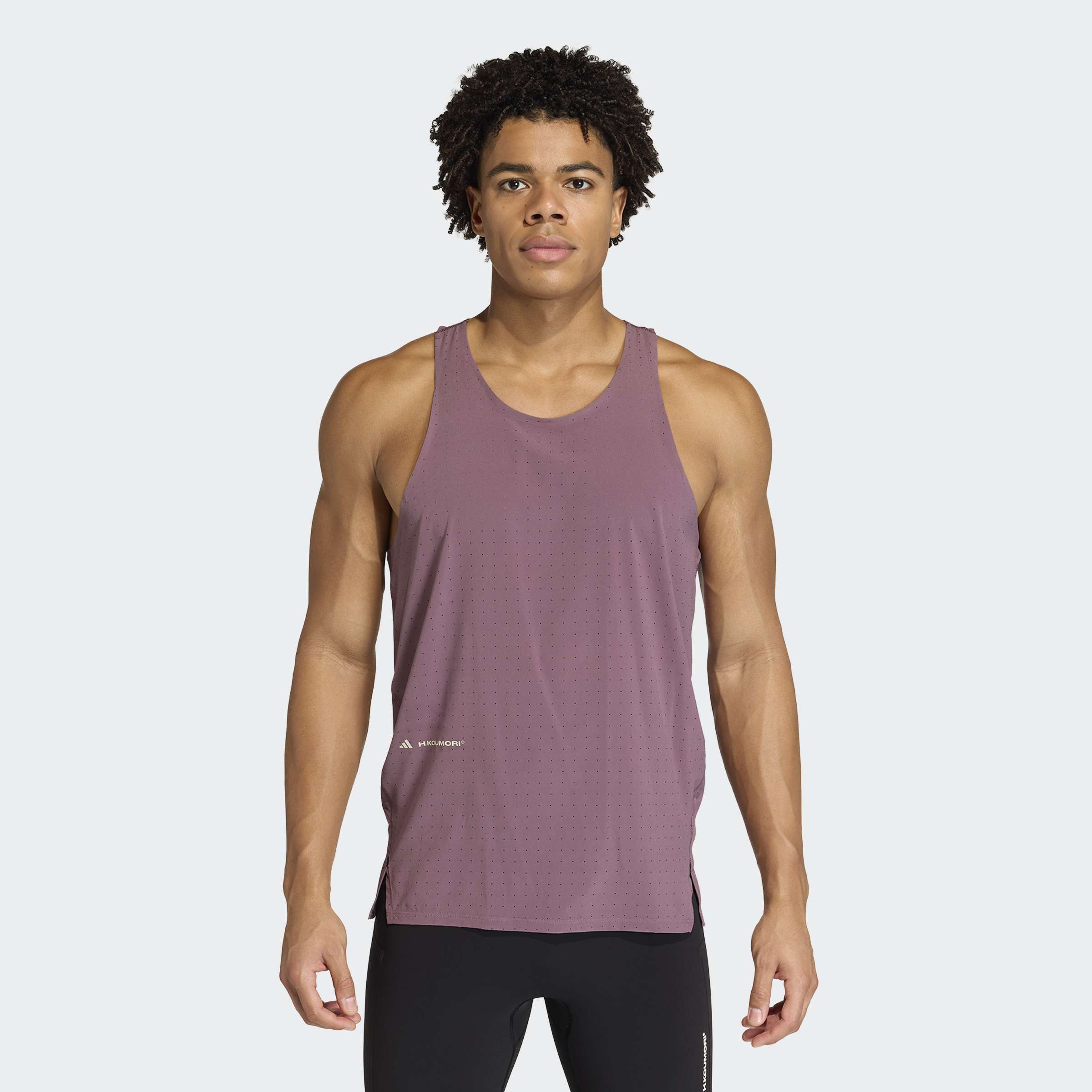 adidas Adi365 H.Koumori Running Singlet | Shadow Fig | Mens