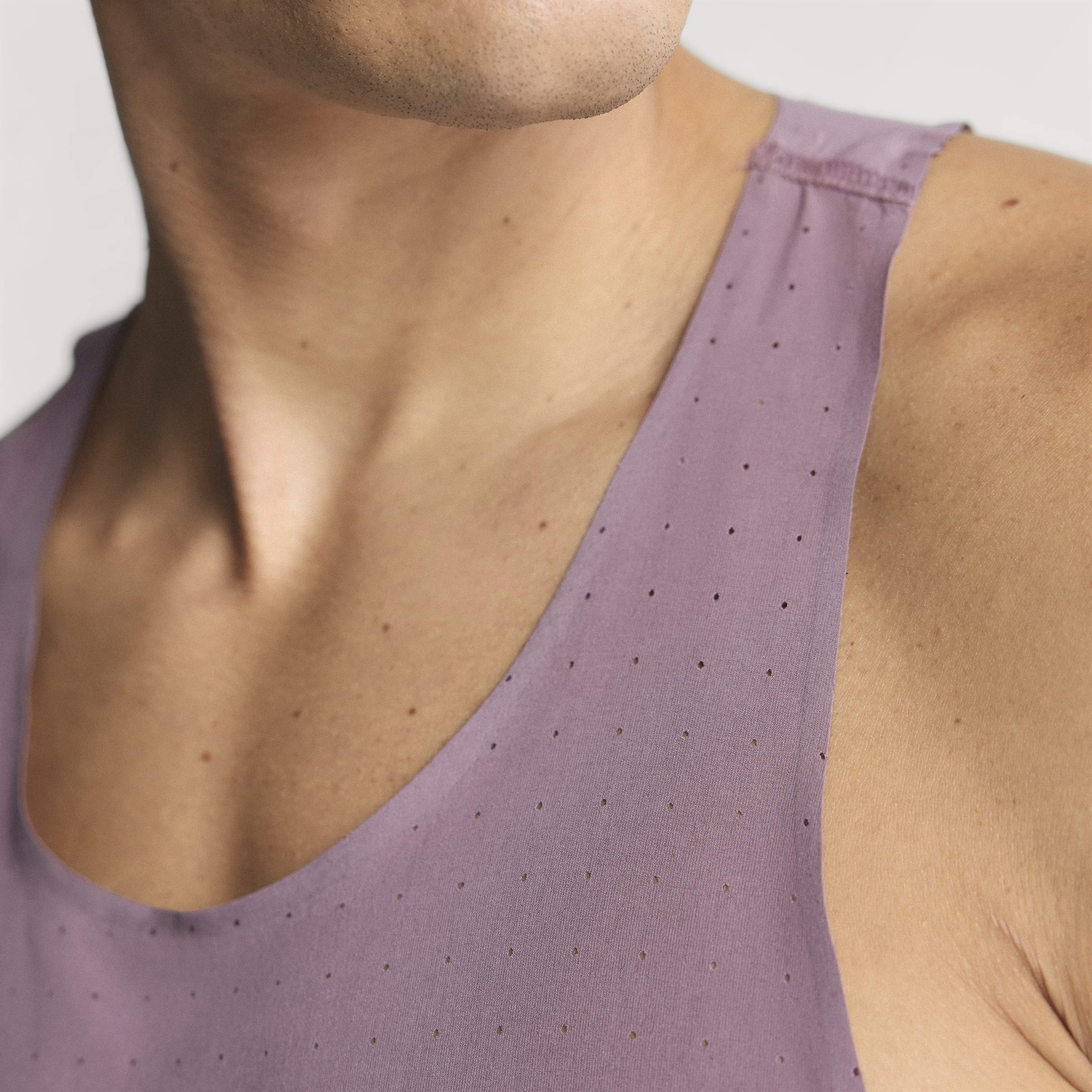 adidas Adi365 H.Koumori Running Singlet | Shadow Fig | Mens - Image 11