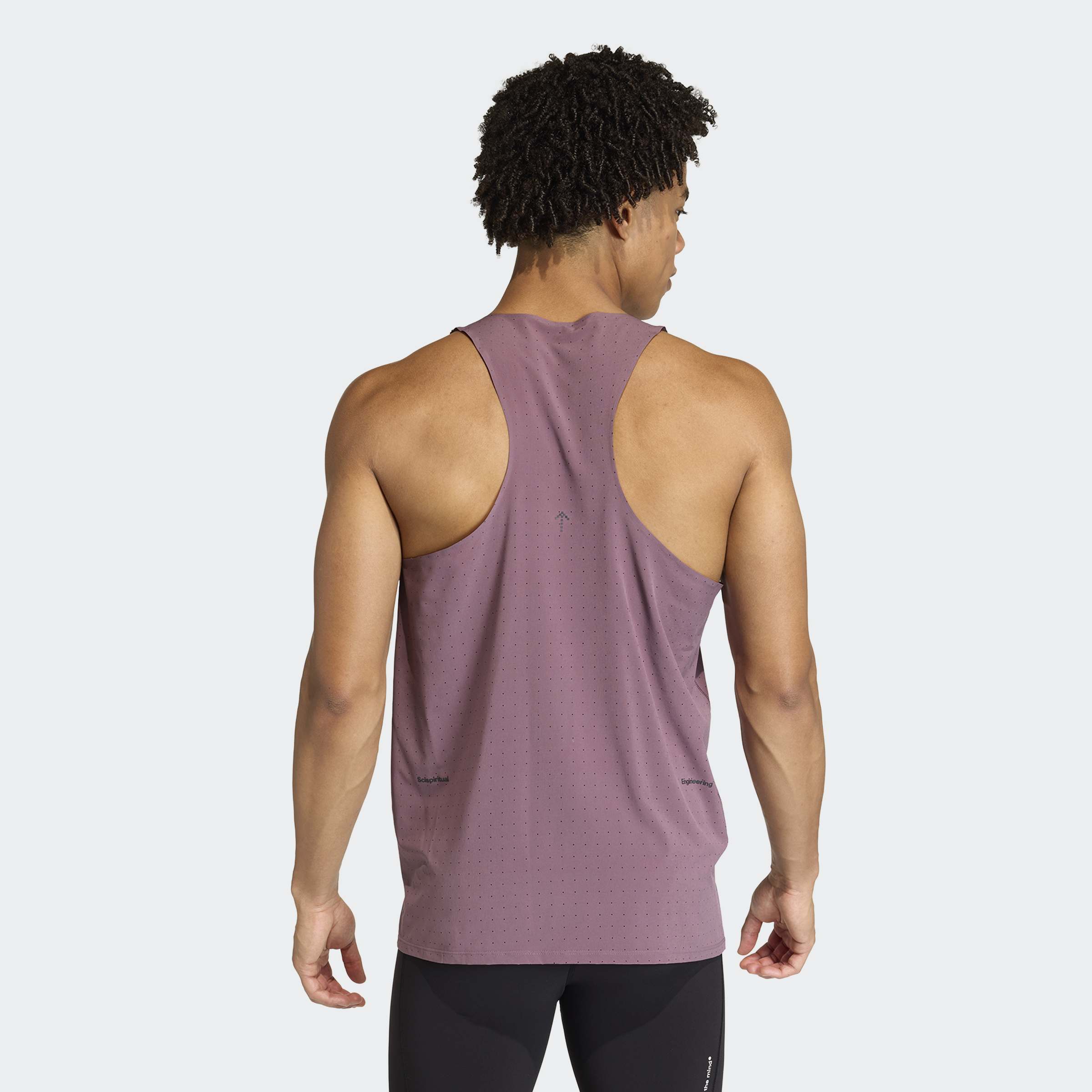 adidas Adi365 H.Koumori Running Singlet | Shadow Fig | Mens - Image 12