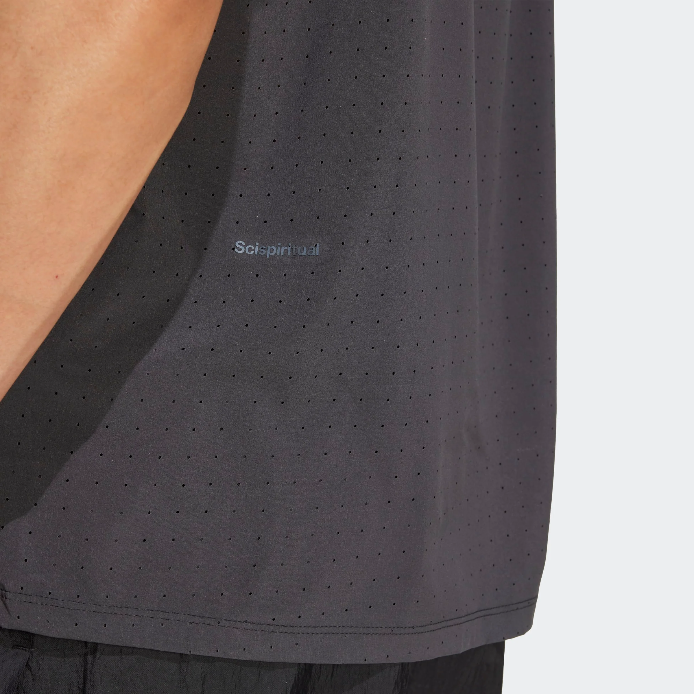 adidas Adi365 H.Koumori Running T-Shirt | Black | Mens - Image 2