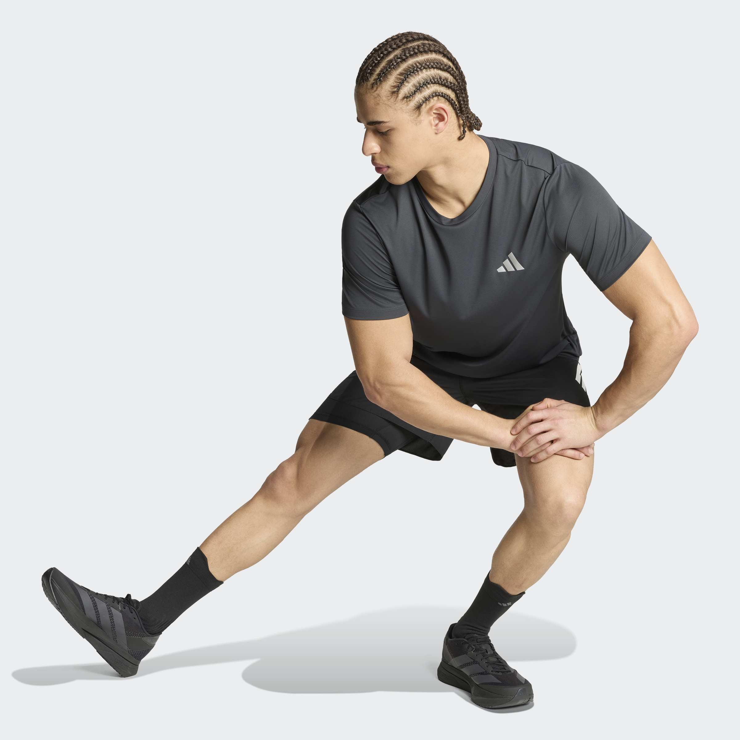 adidas adi365 Running Essentials T-Shirt | Carbon | Mens - Image 6