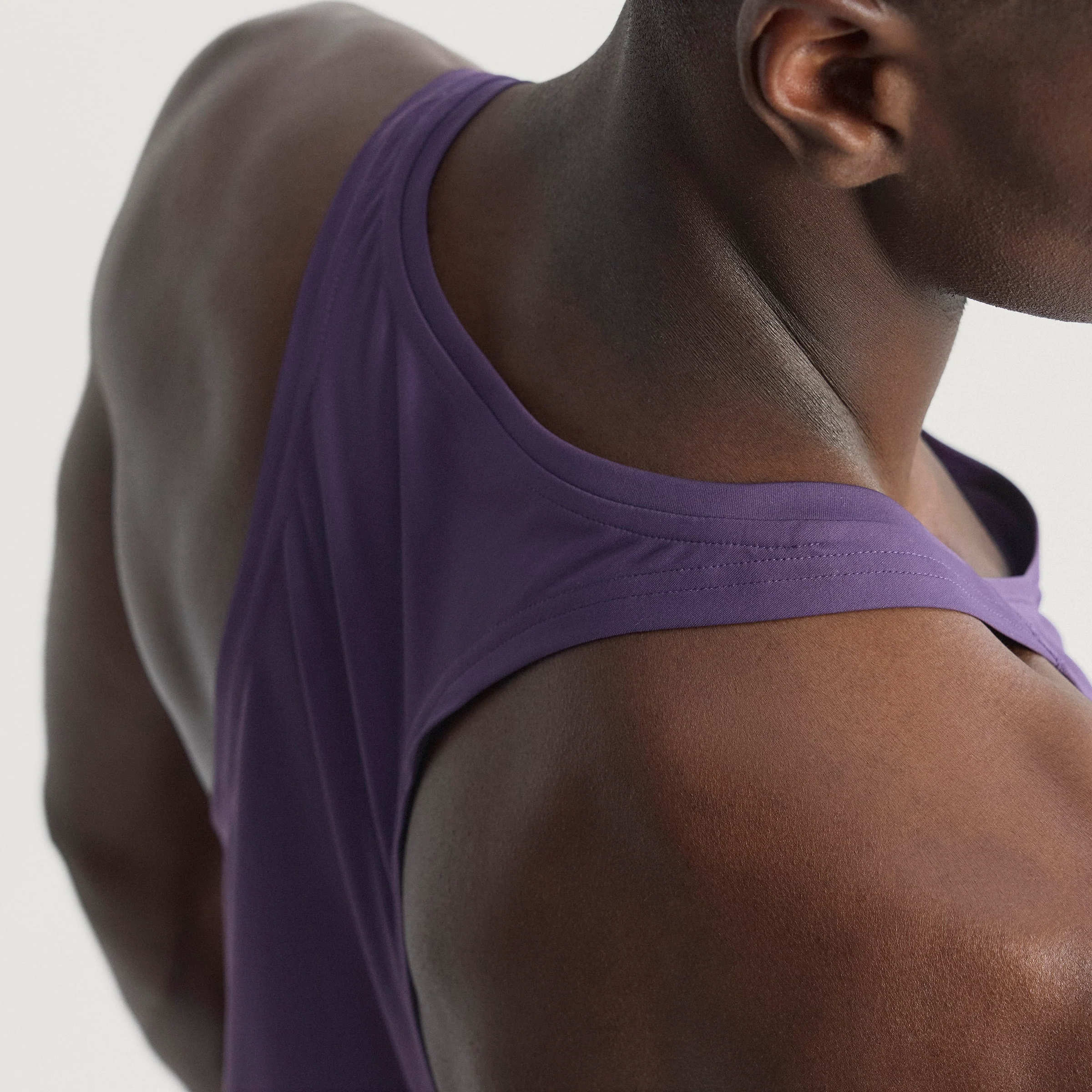 Adidas Adizero Essentials Singlet | Aurora Plum | Mens - Image 3
