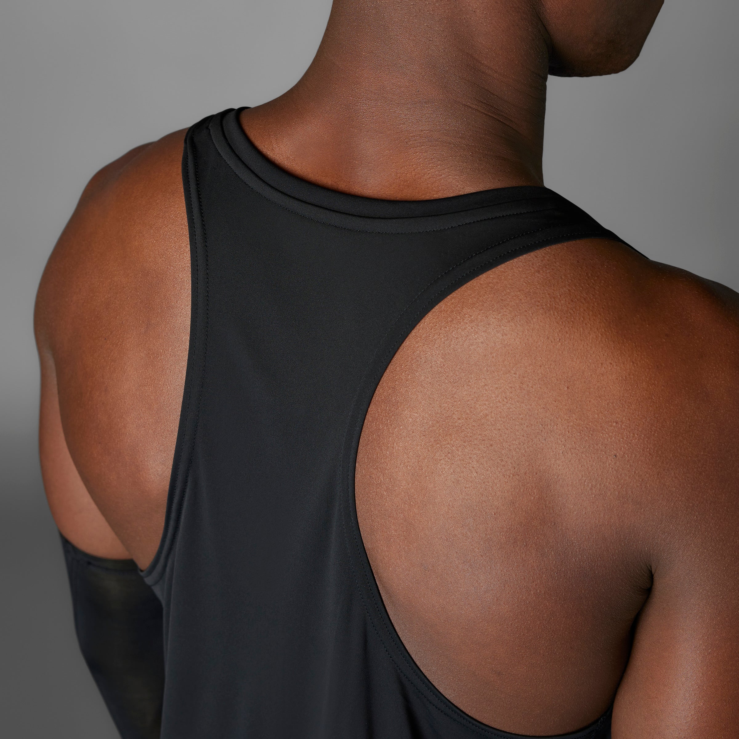 Adidas Adizero Essentials Singlet | Black | Mens - Image 4