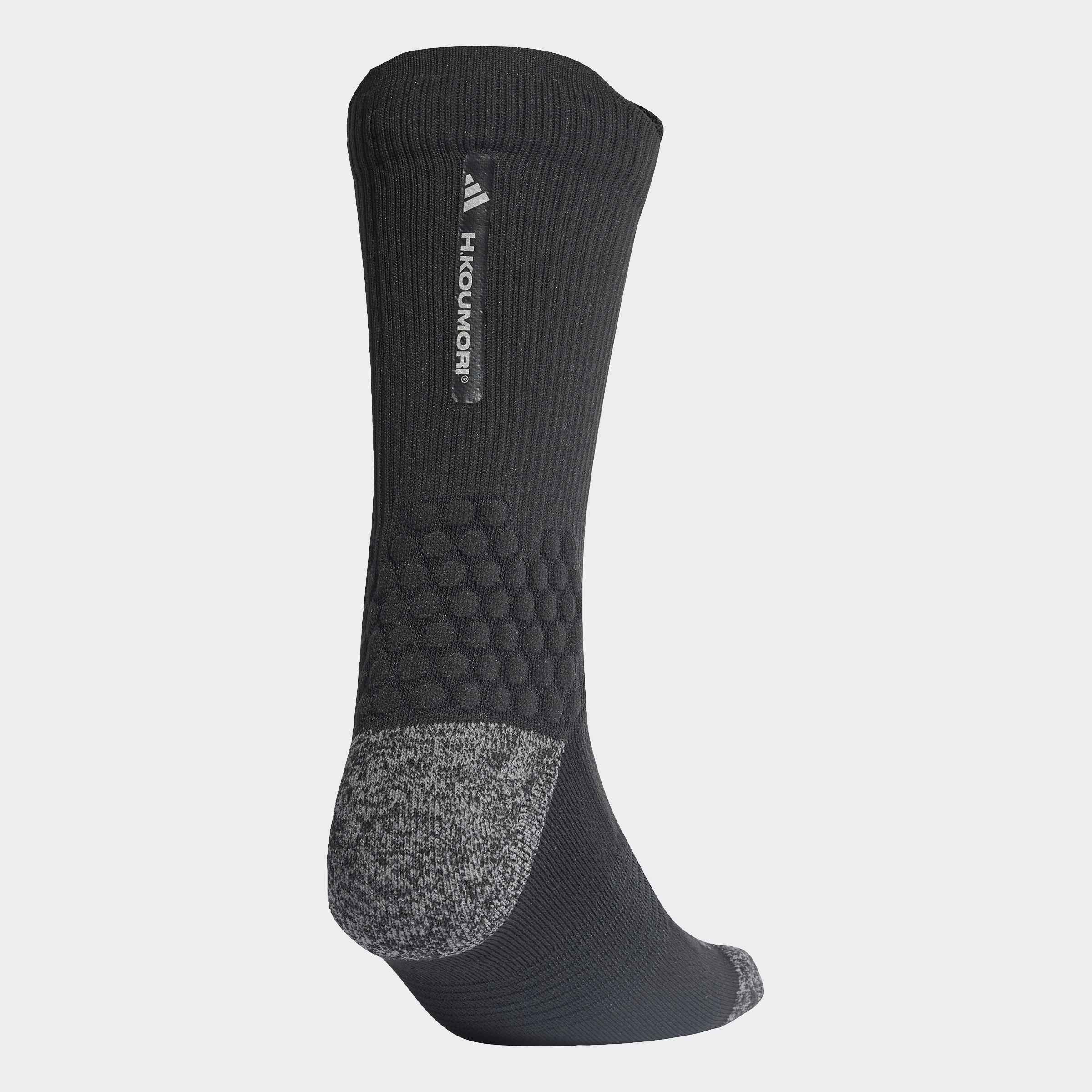 adidas Hermanos Koumori Socks | Black / Reflective Silver - Image 3