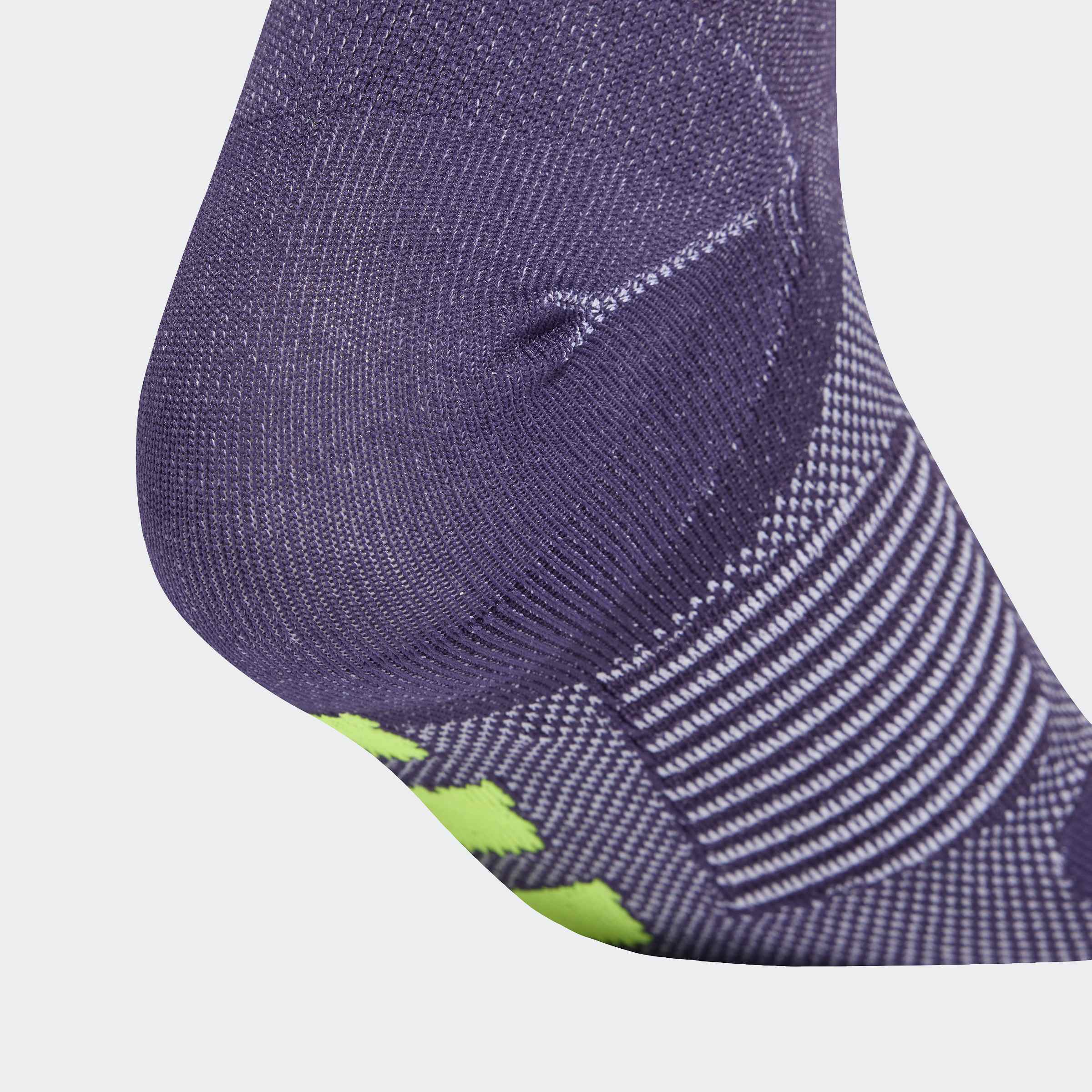 adidas Running x adizero Sock | Aurora Plum / White / Solar Yellow - Image 4
