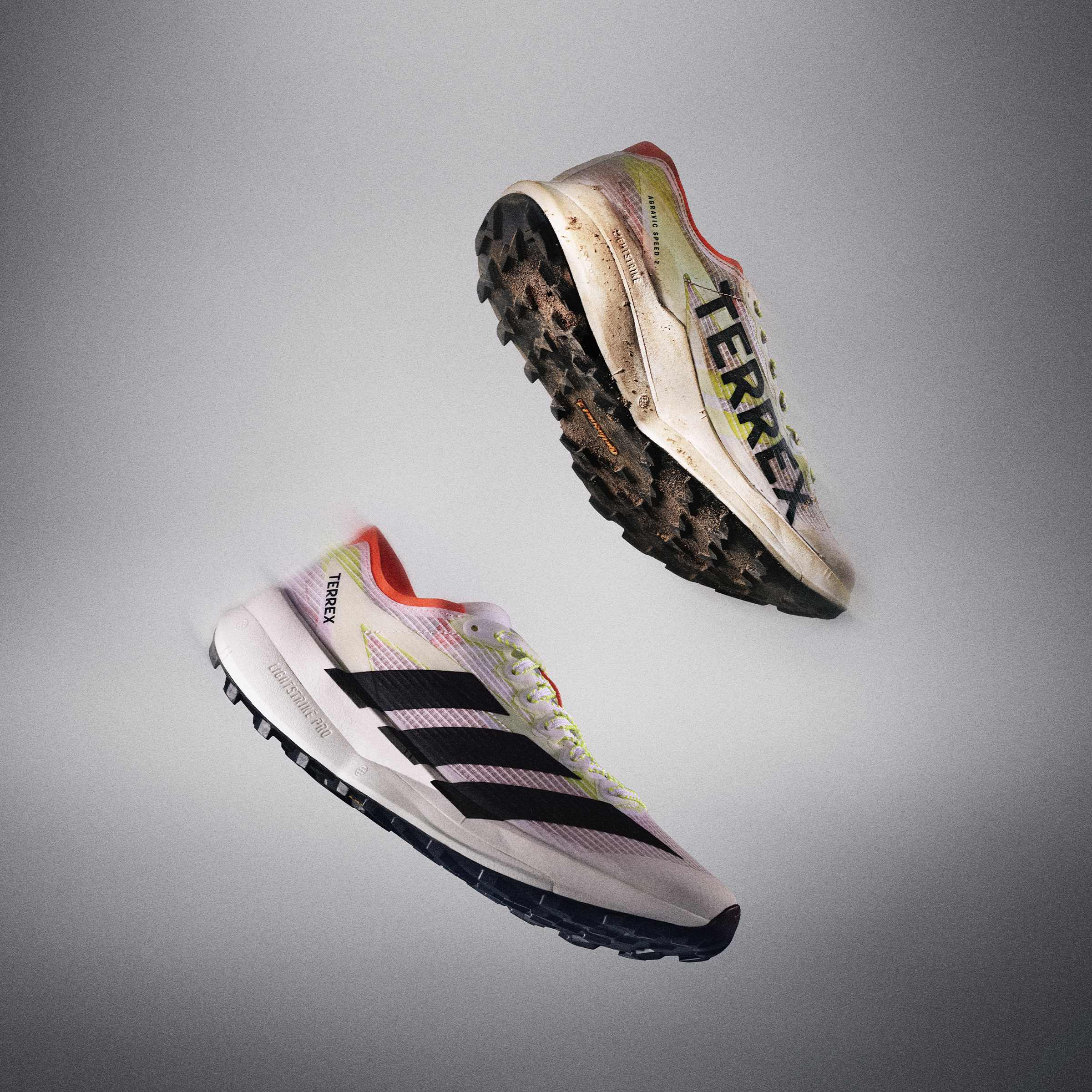 adidas Terrex Agravic Speed 2 | Cloud White / Core Black / Semi Impact Orange | Womens - Image 6
