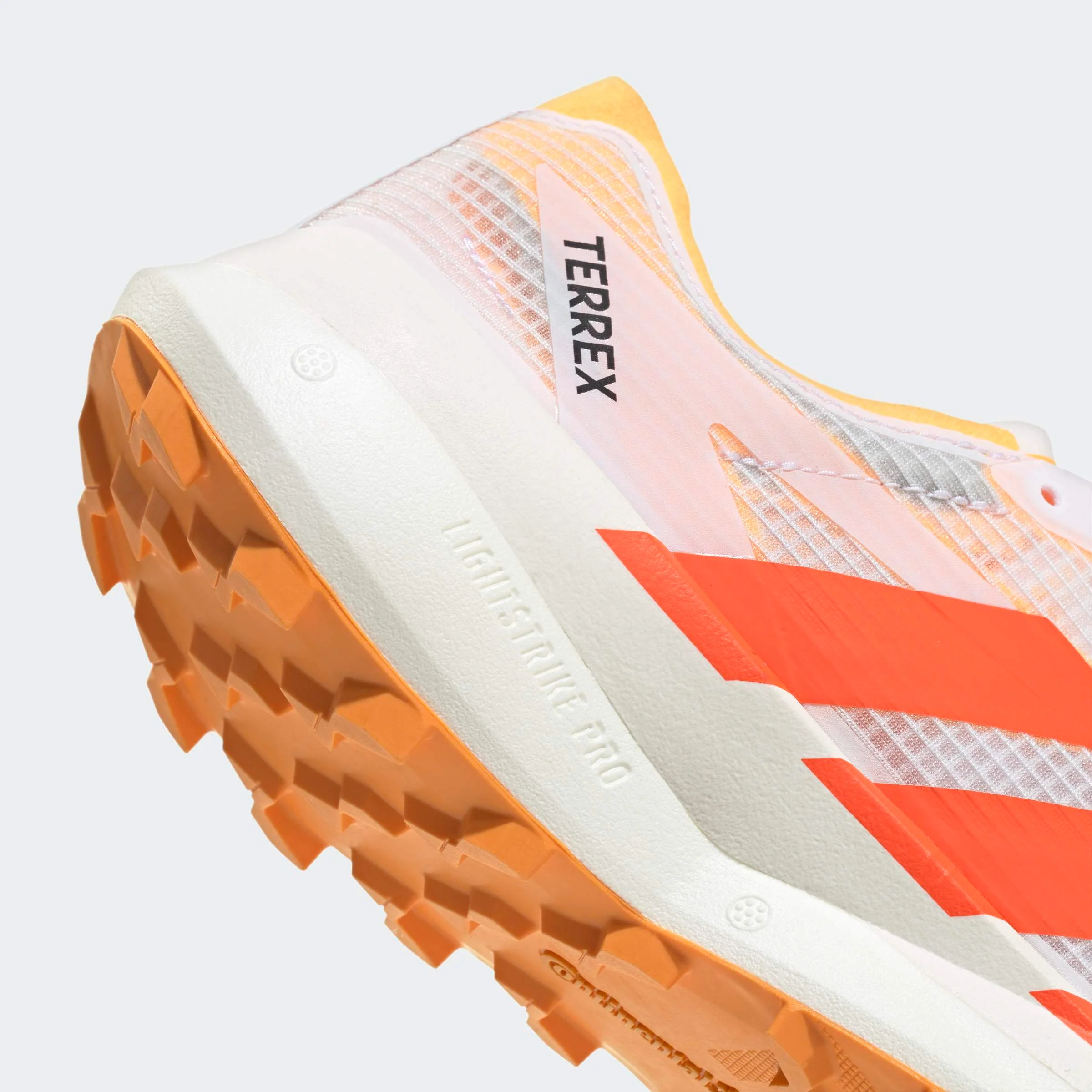 adidas Terrex Agravic Speed 2 | Cloud White / Impact Orange / Lucid Tangerine | Womens - Image 2