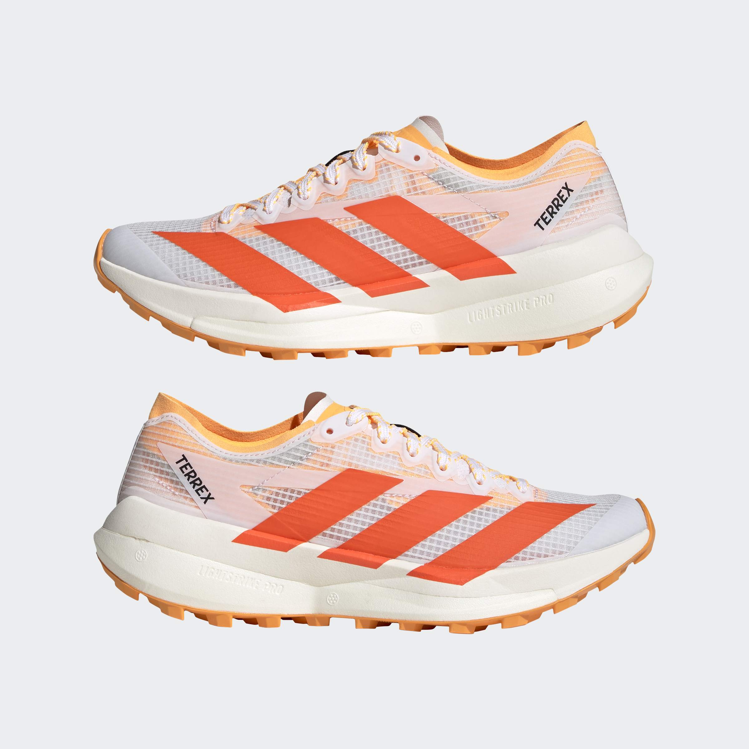 adidas Terrex Agravic Speed 2 | Cloud White / Impact Orange / Lucid Tangerine | Womens - Image 9