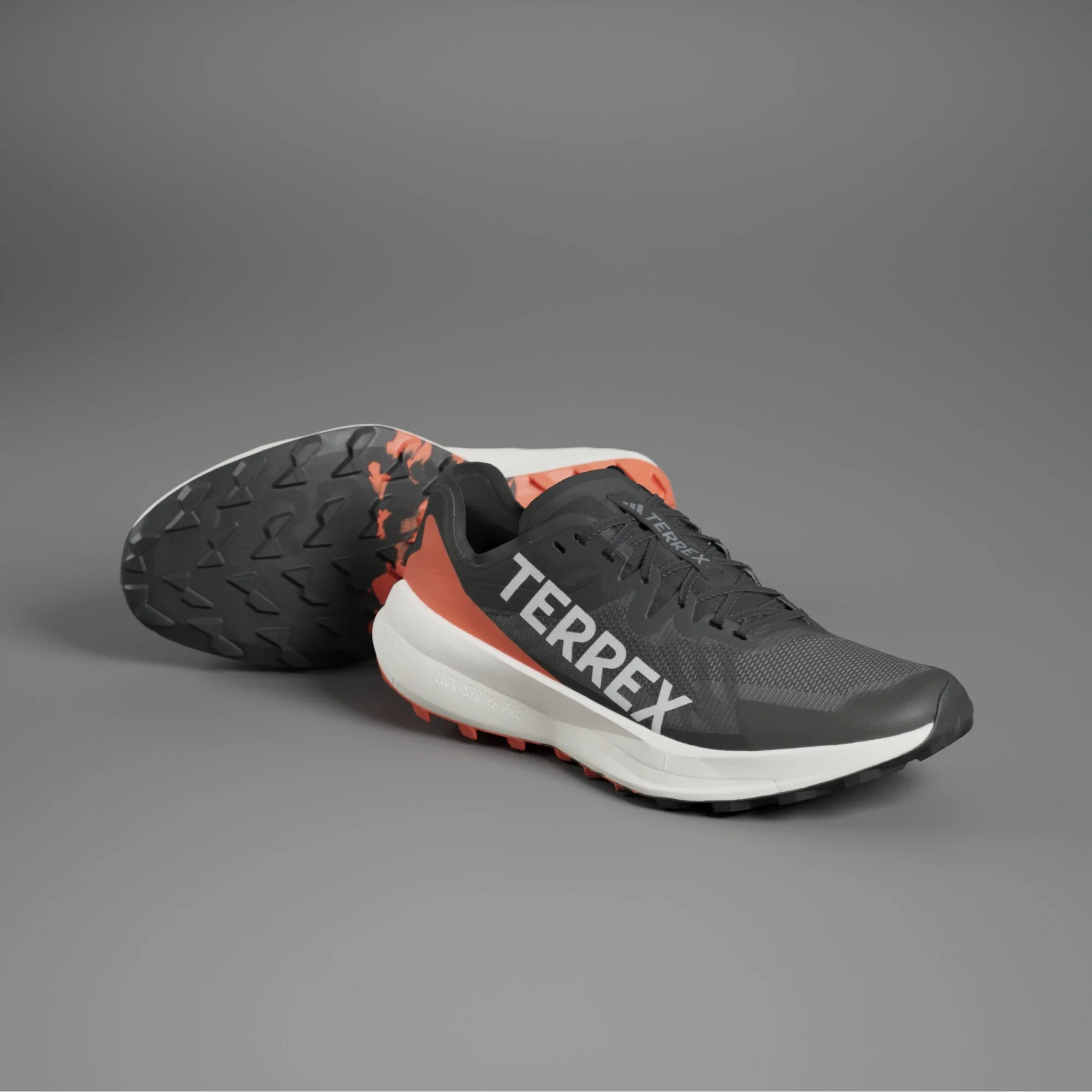 adidas Terrex Agravic Speed | Core Black / Grey One / Impact Orange | Mens - Image 5