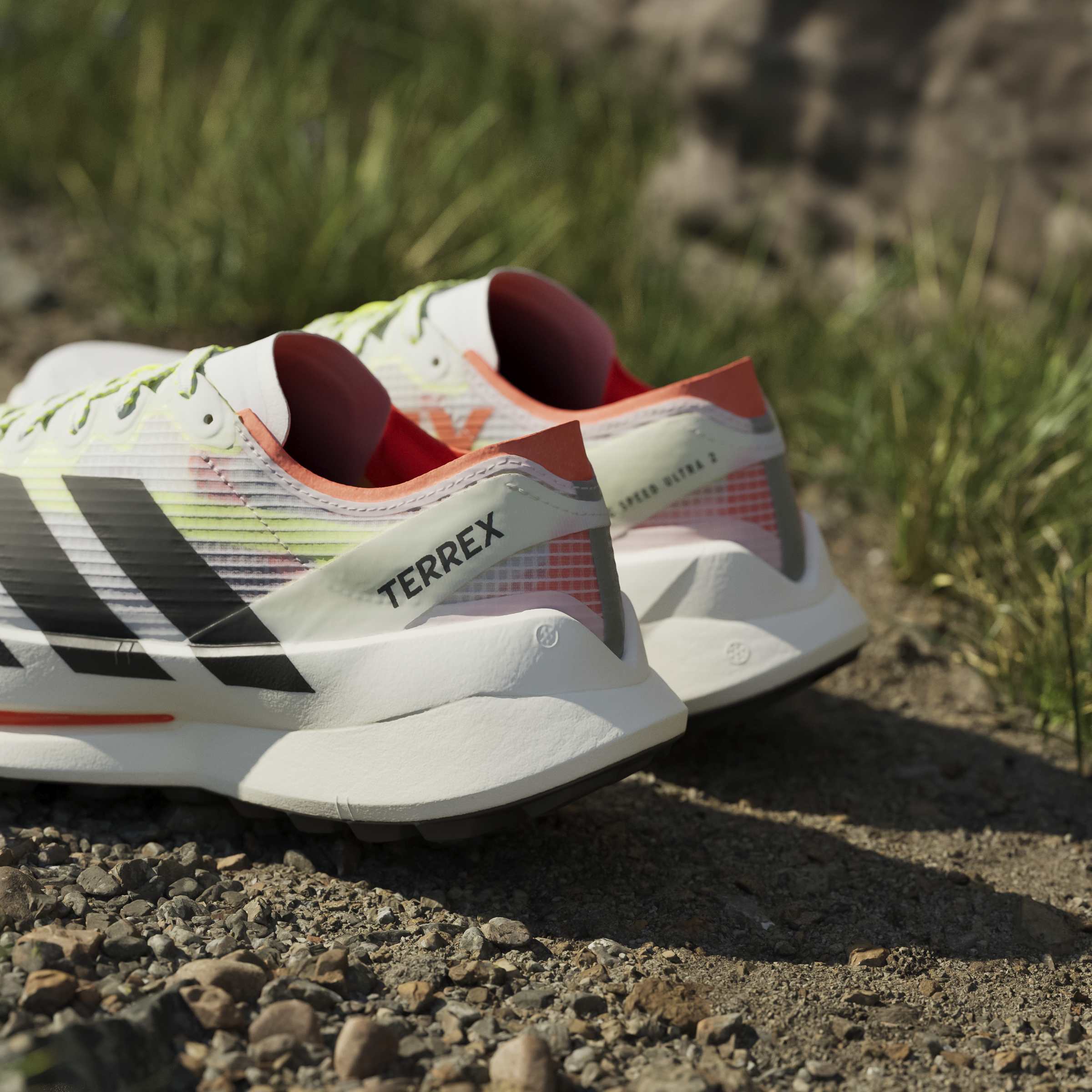 adidas Terrex Agravic Speed Ultra 2 | Cloud White / Core Black / Semi Impact Orange | Mens - Image 13