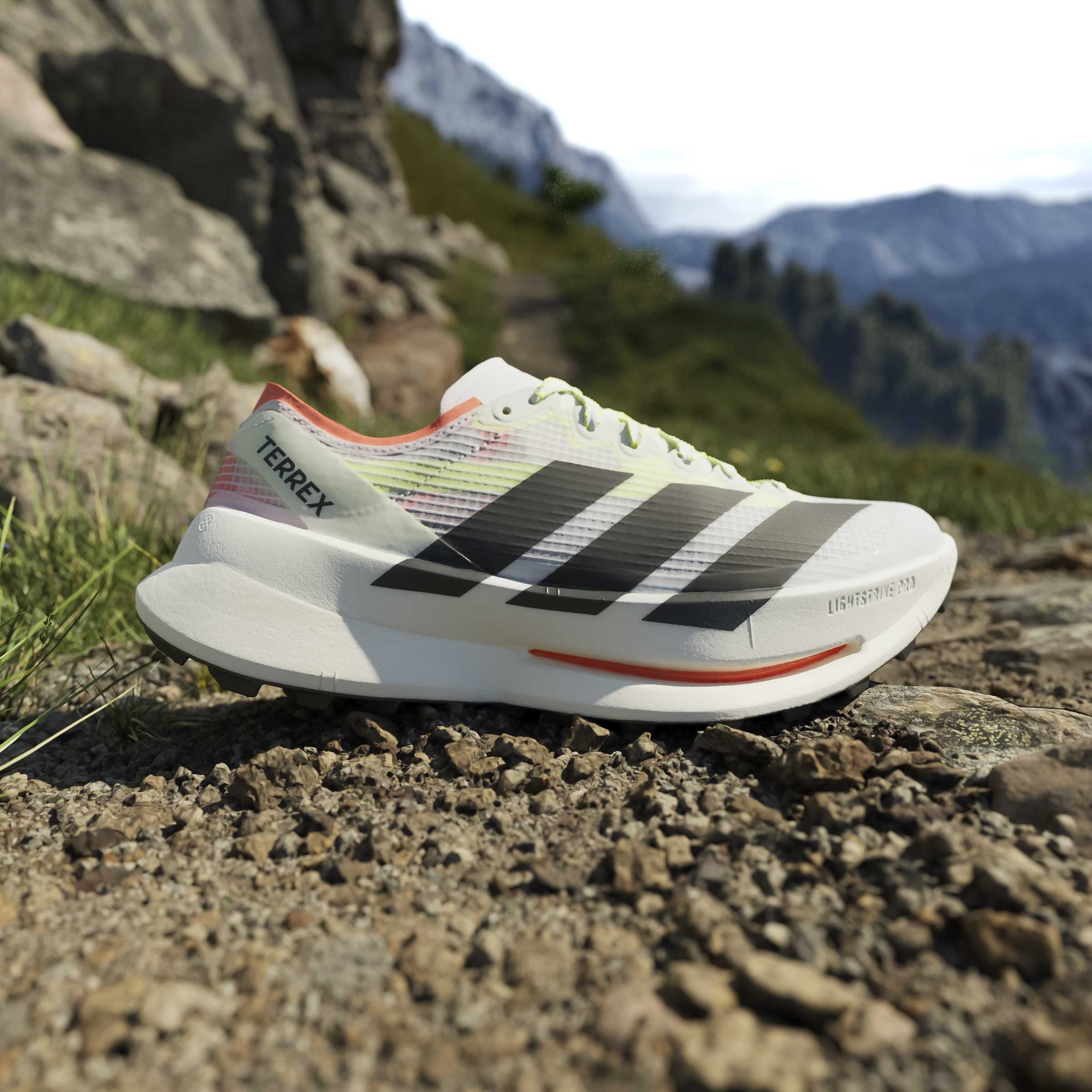 adidas Terrex Agravic Speed Ultra 2 | Cloud White / Core Black / Semi Impact Orange | Mens - Image 16