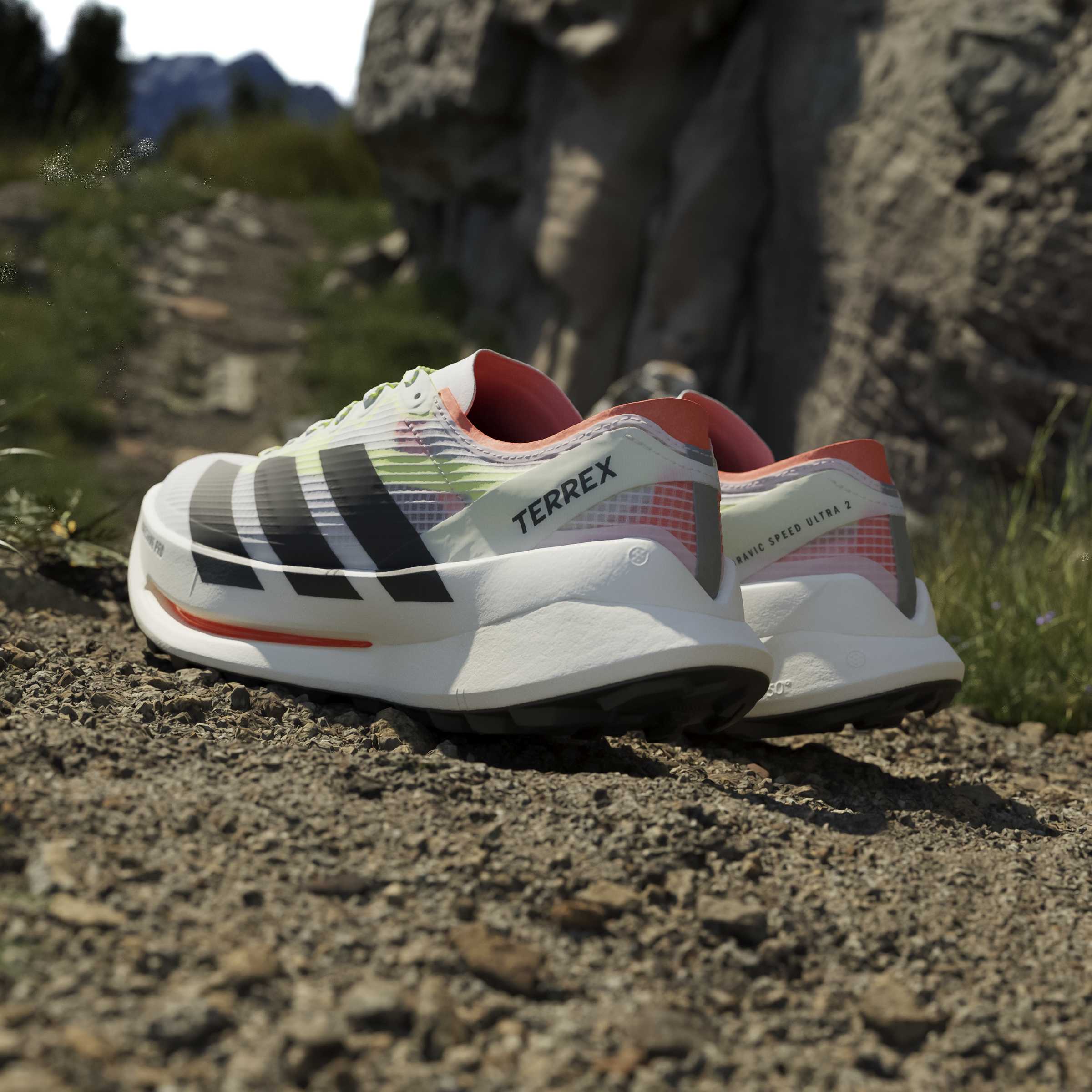 adidas Terrex Agravic Speed Ultra 2 | Cloud White / Core Black / Semi Impact Orange | Mens - Image 17