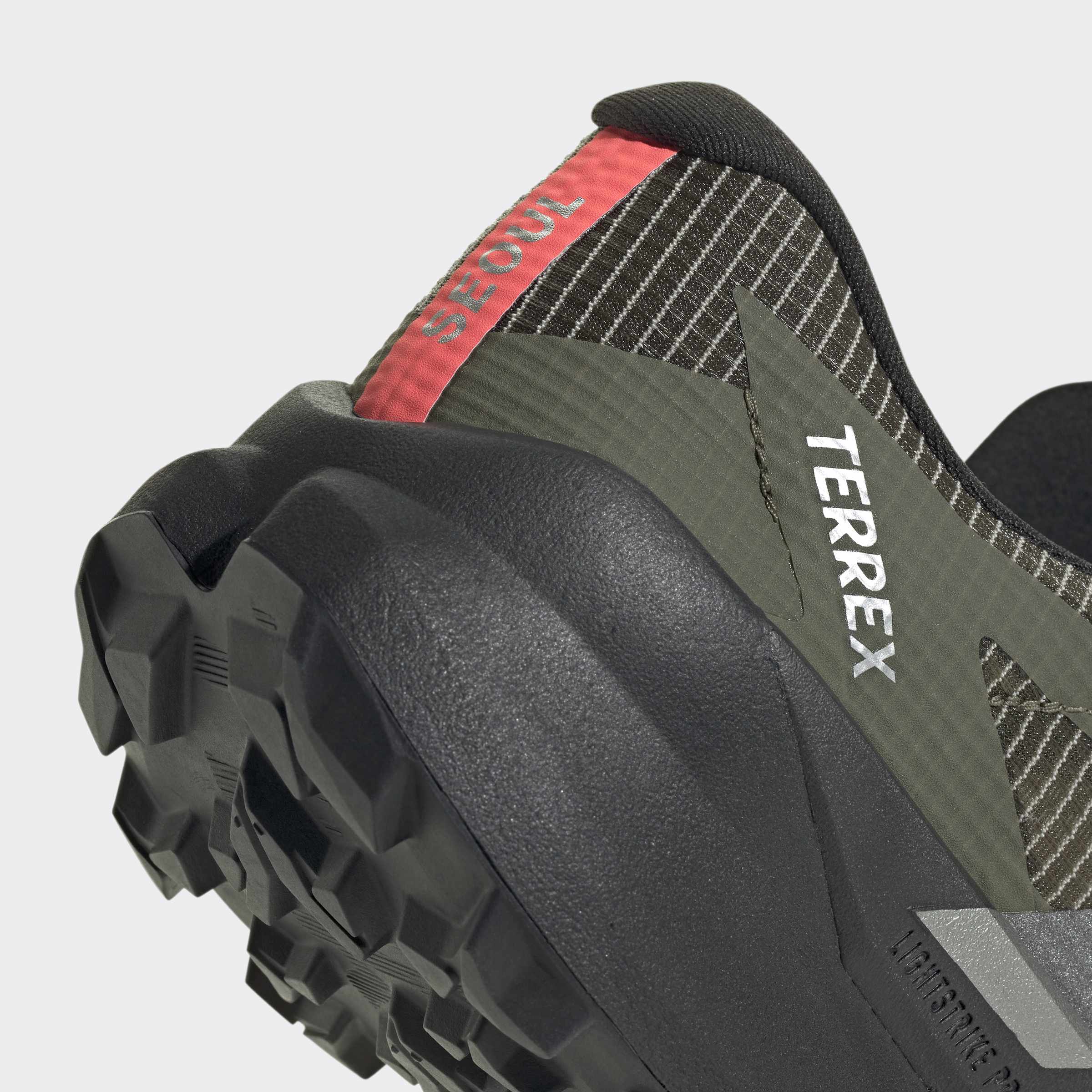 adidas Terrex Agravic TT | Olive Strata / Iron Metallic / Solar Turbo | Mens - Image 2