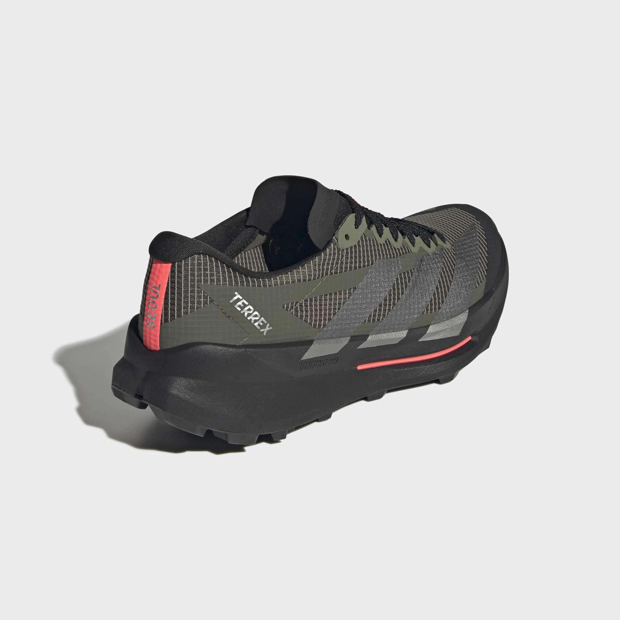 adidas Terrex Agravic TT | Olive Strata / Iron Metallic / Solar Turbo | Mens - Image 7