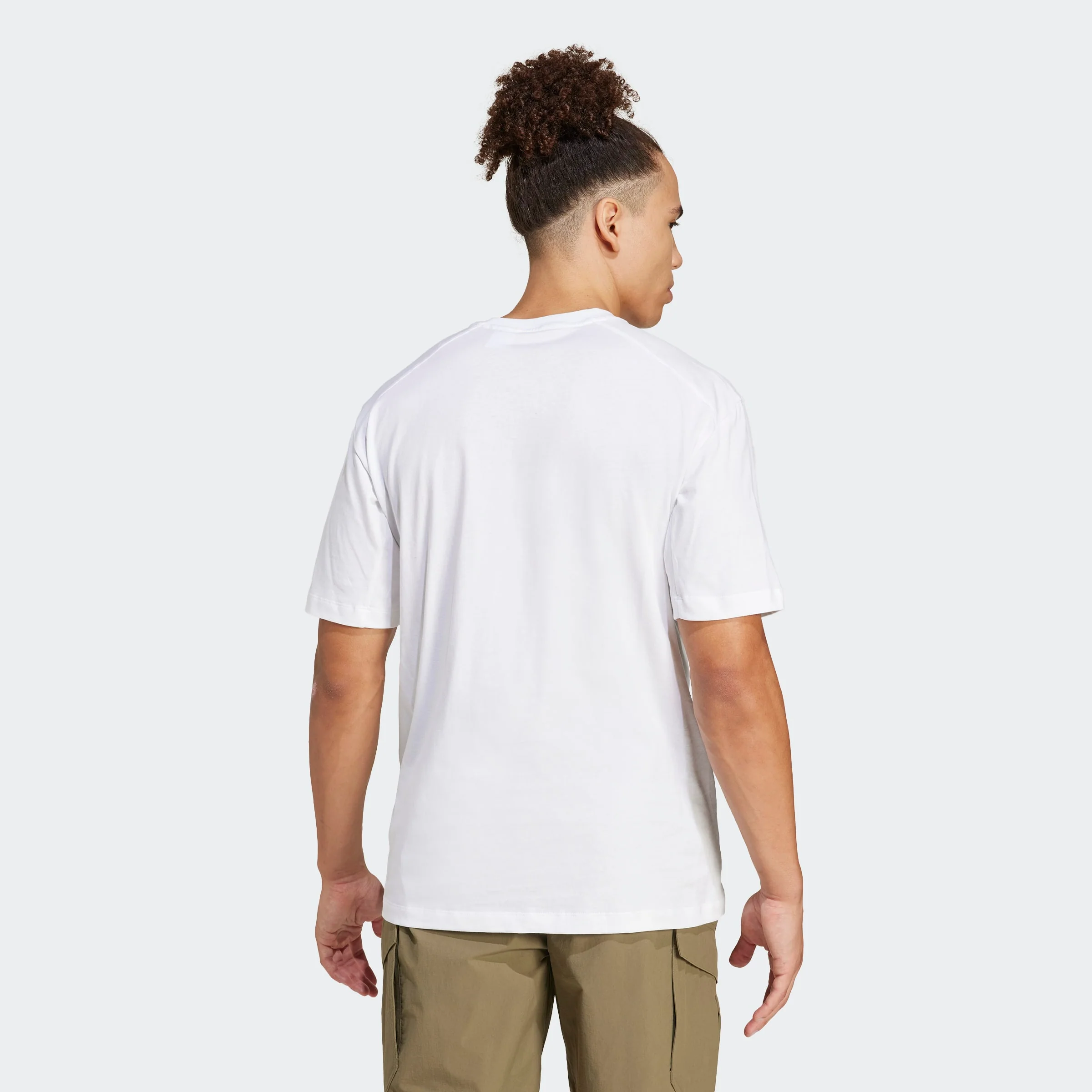adidas Terrex Logo Tee | White | Mens - Image 4