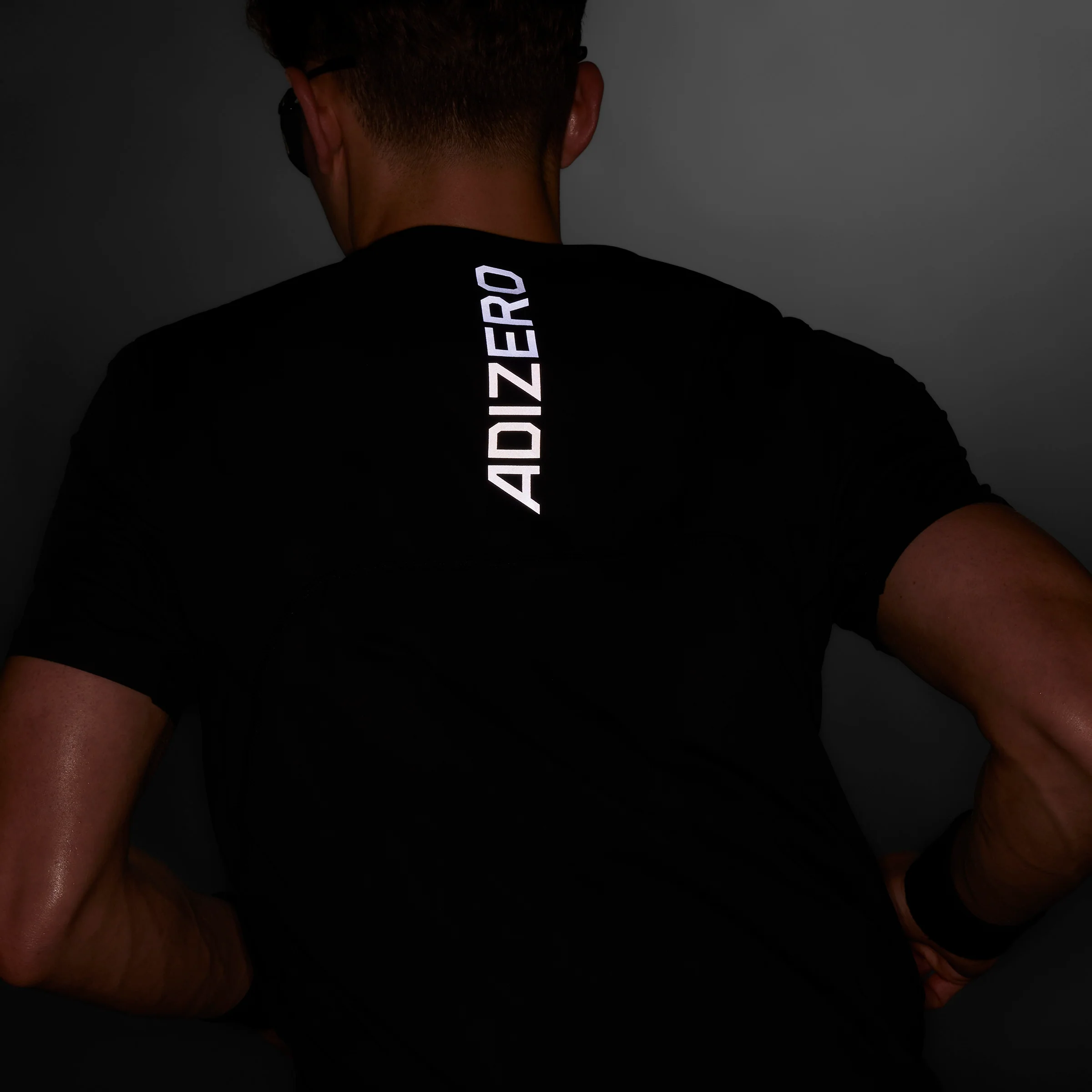 Adidas Adizero Tee | Black | Mens - Image 8