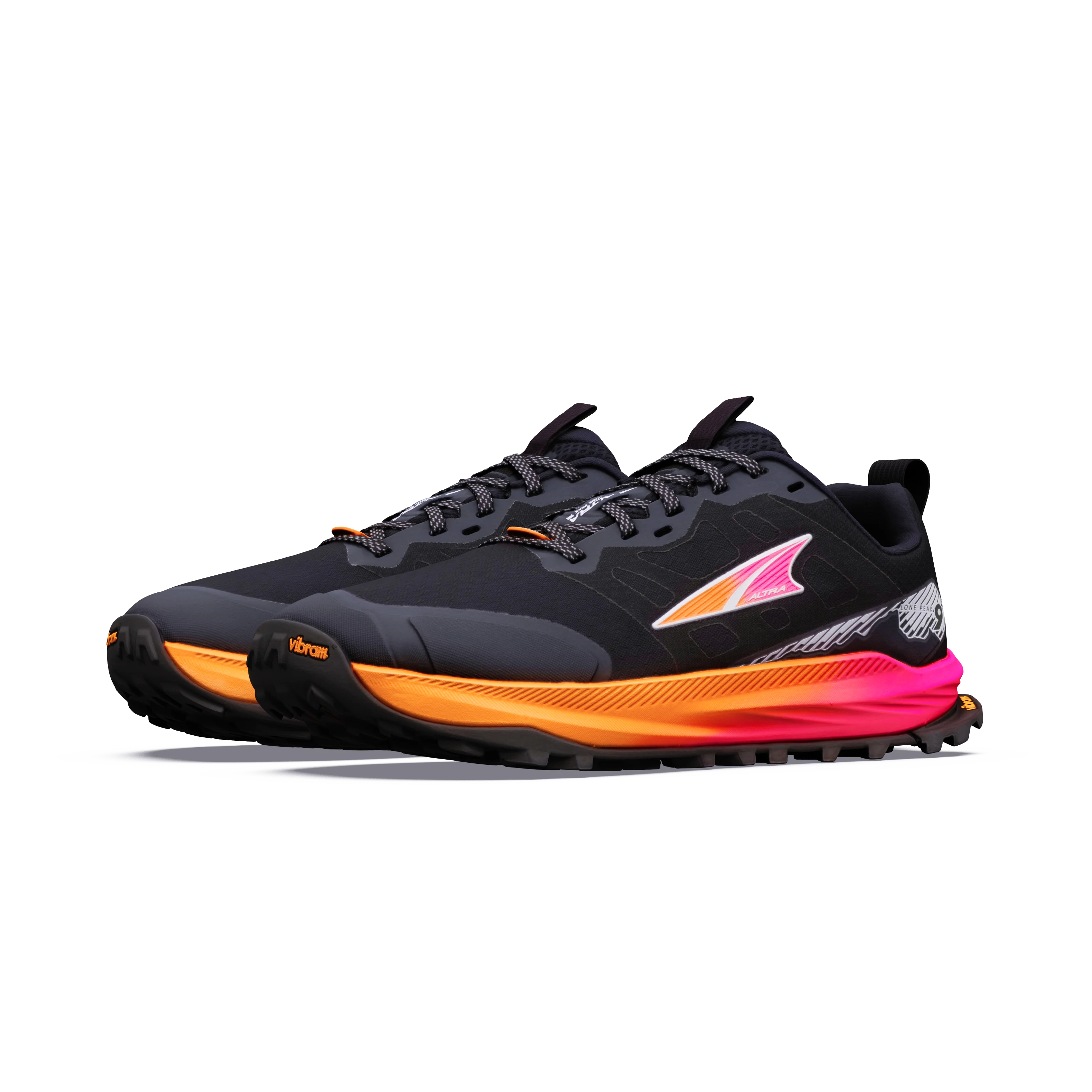 Altra Lone Peak 9+ | Black / Knockout Pink | Womens - Image 10