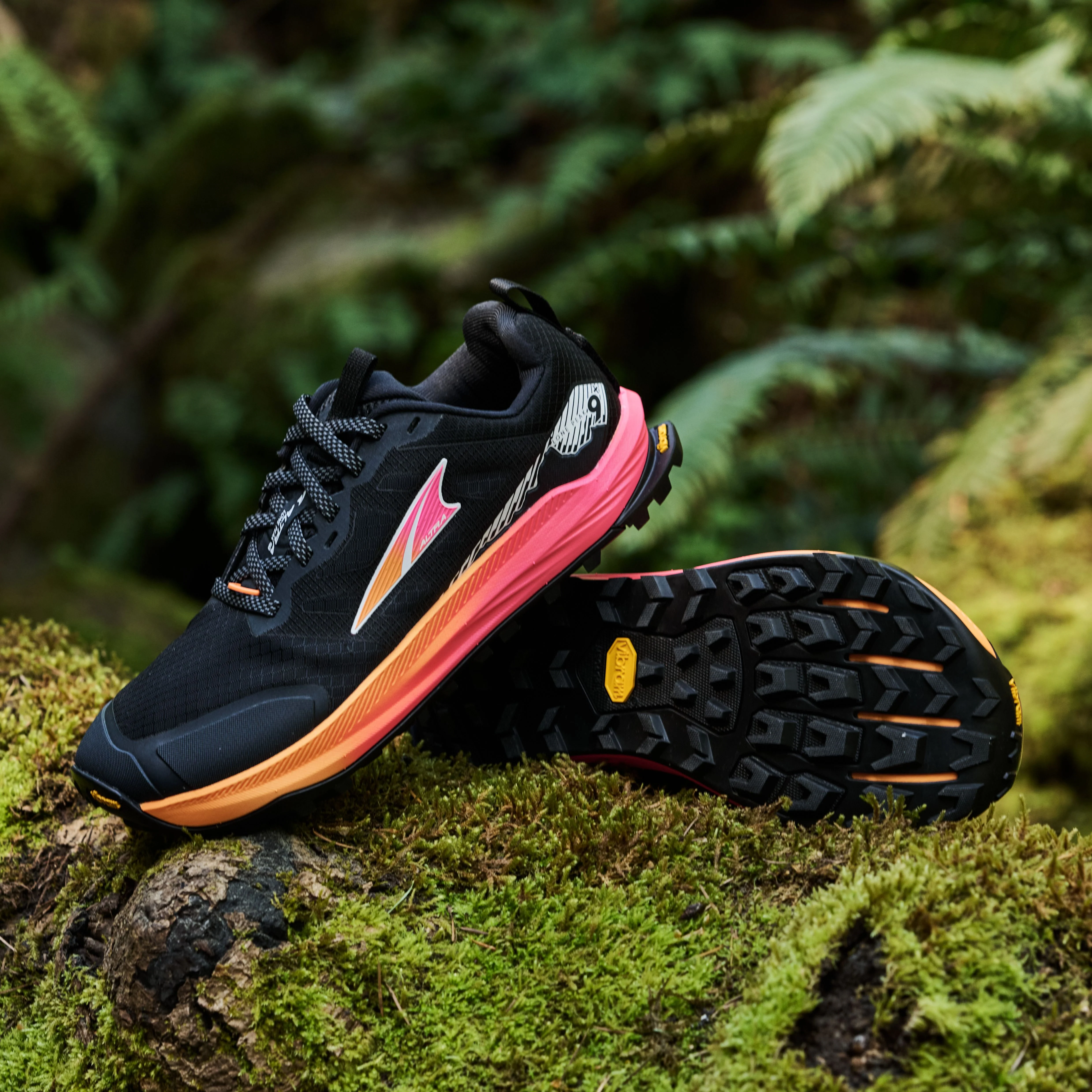 Altra Lone Peak 9+ | Black / Knockout Pink | Womens - Image 3