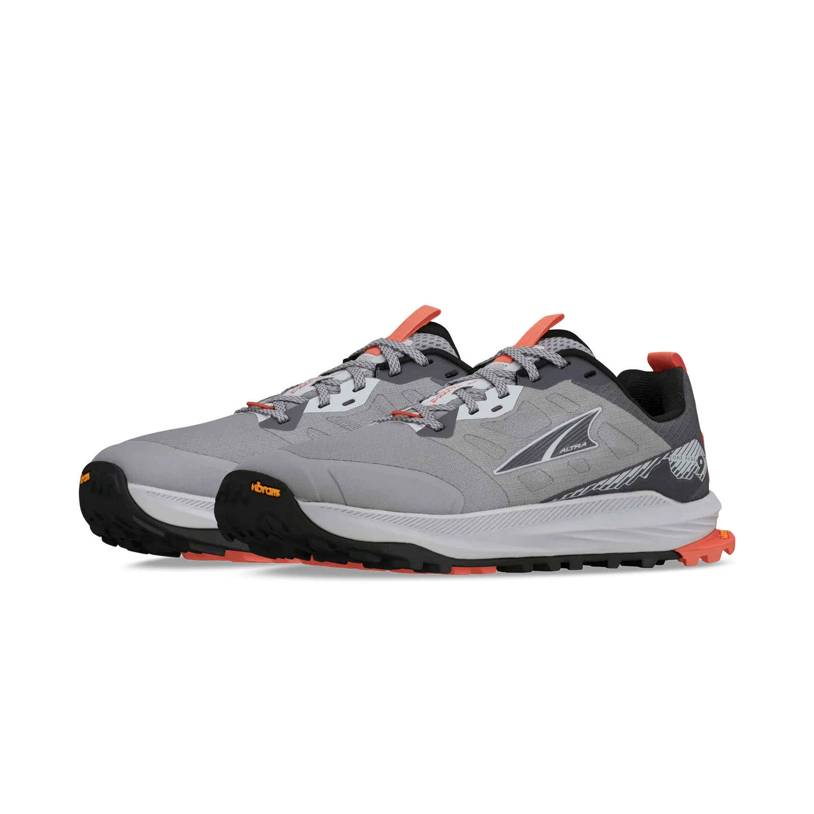 Altra Lone Peak 9+ Wide | Gray / Orange | Womens - Image 5