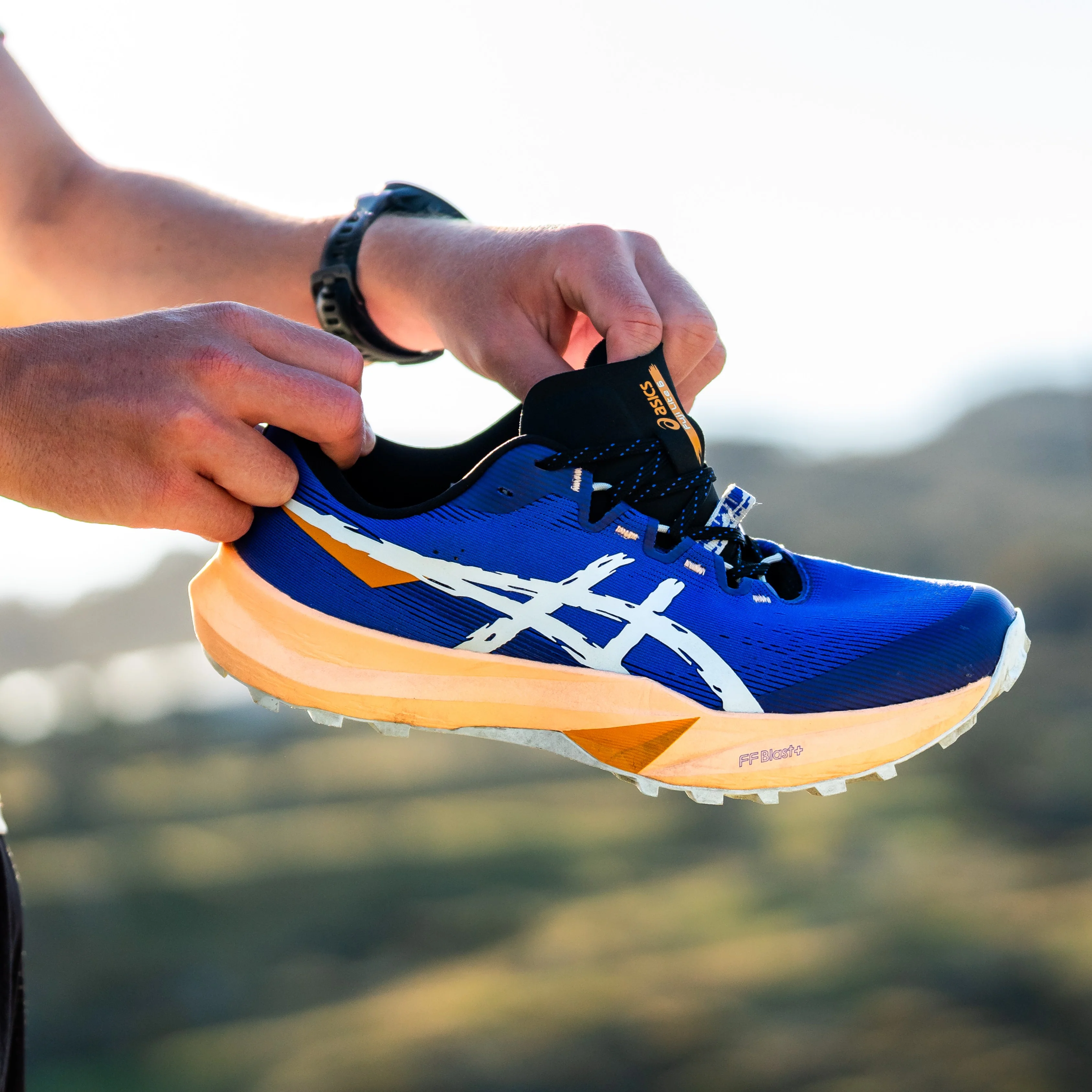 Asics Fuji Lite 6 | Cobalt Burst / Cool Grey | Mens - Image 6