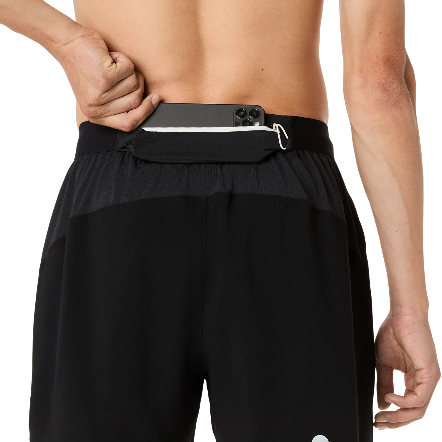 Asics Fujitrail All Over Print 5 Inch Short | Performance Black | Mens - Image 6