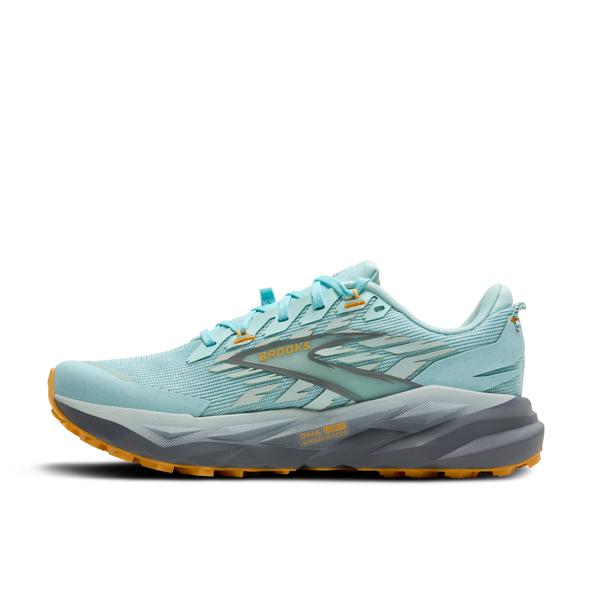 Brooks Cascadia 19 | Clearwater / Primer Grey | Womens - Image 5