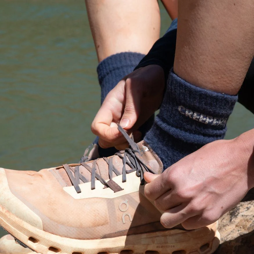 Creepers Merino Toe Socks | Crew Length | Dark Navy - Image 5