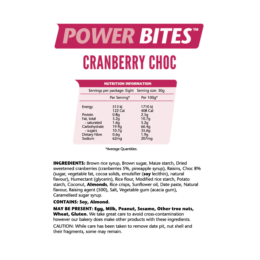 Em's Power Cookies | Power Bites | Cranberry Choc - Image 4