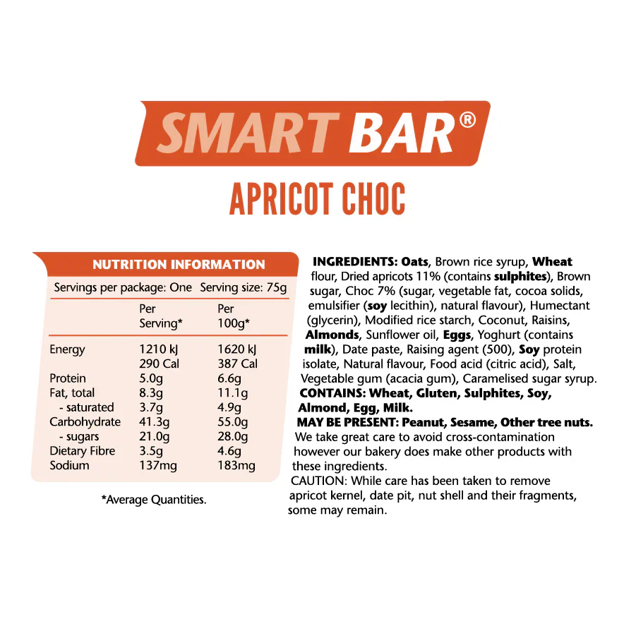 Em's Power Cookies Smart Bar | Apricot Choc - Image 4