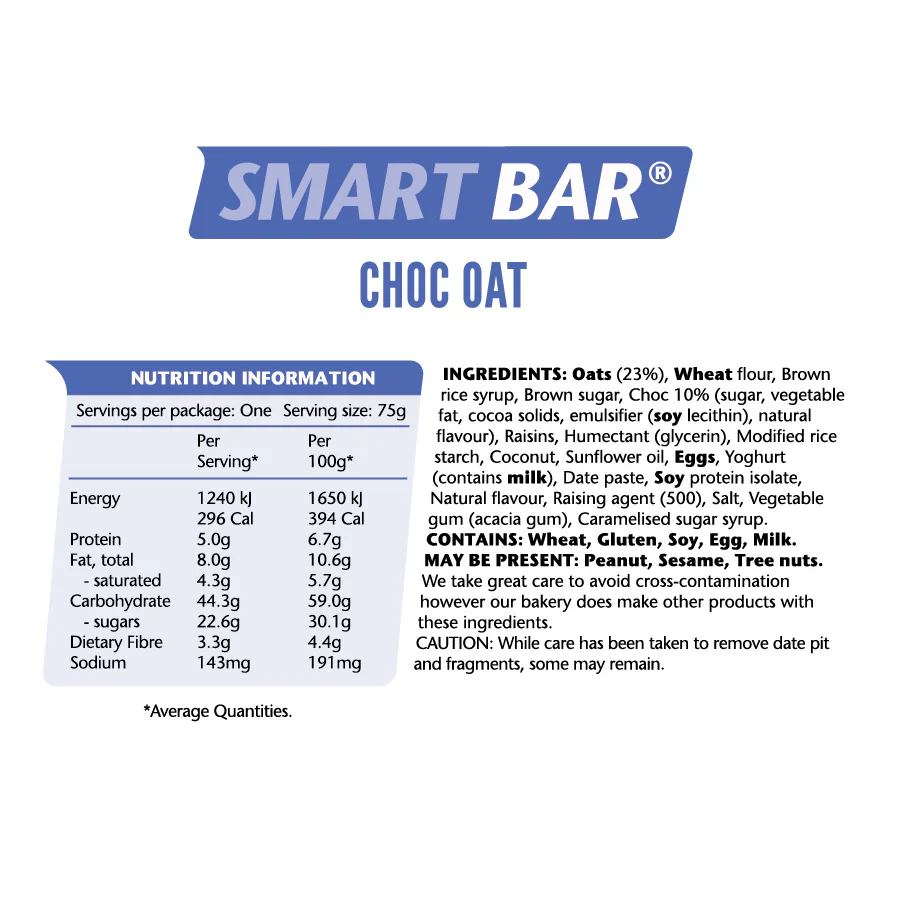 Em's Power Cookies Smart Bar | Choc Oat - Image 3