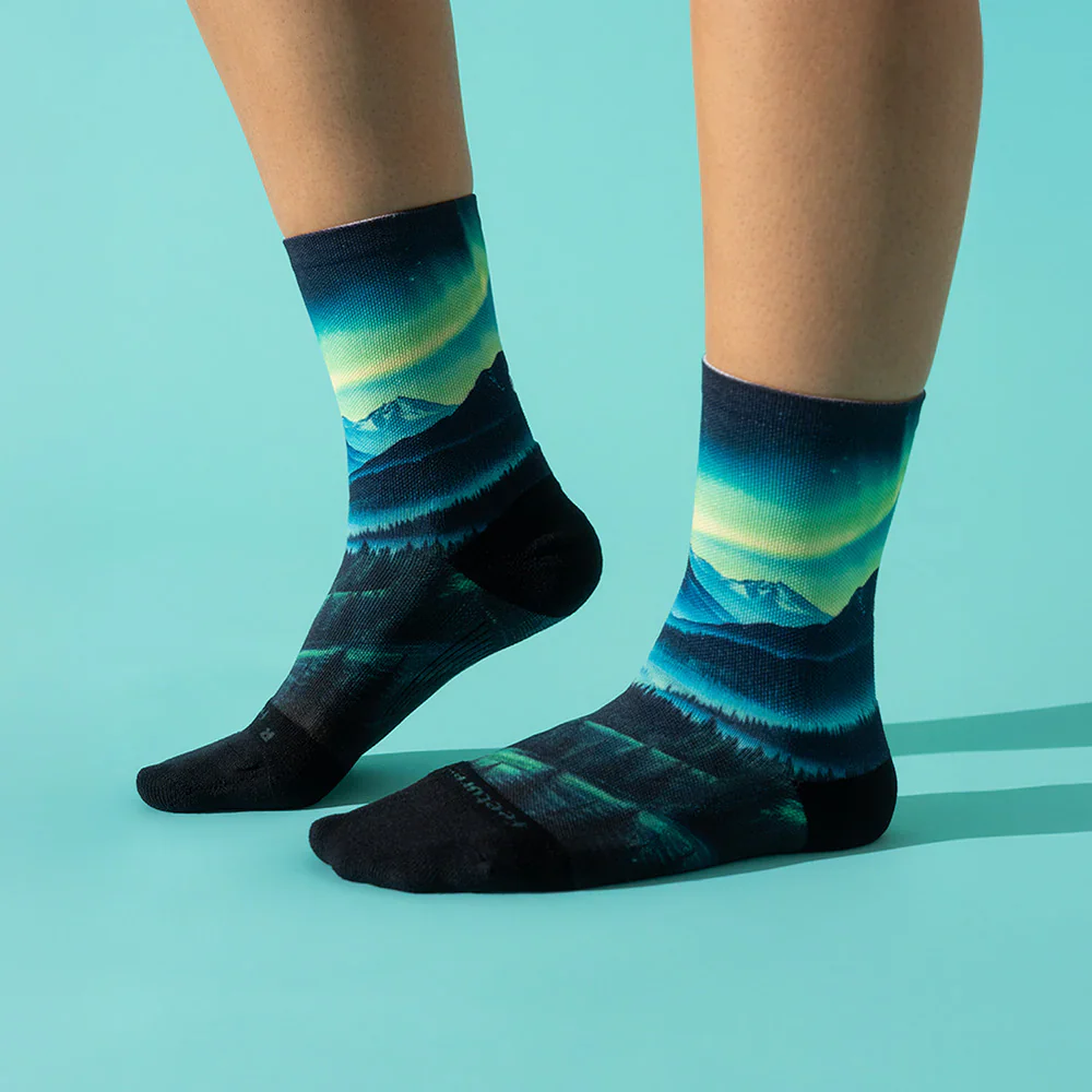 Feetures Elite | Light Cushion | Mini-Crew | Aurora Glow - Image 2