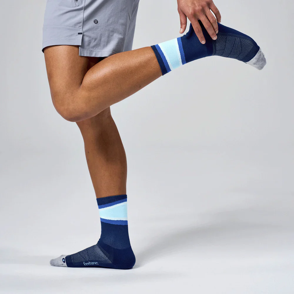 Feetures Elite | Light Cushion | Mini-Crew | Blue Bounce - Image 2