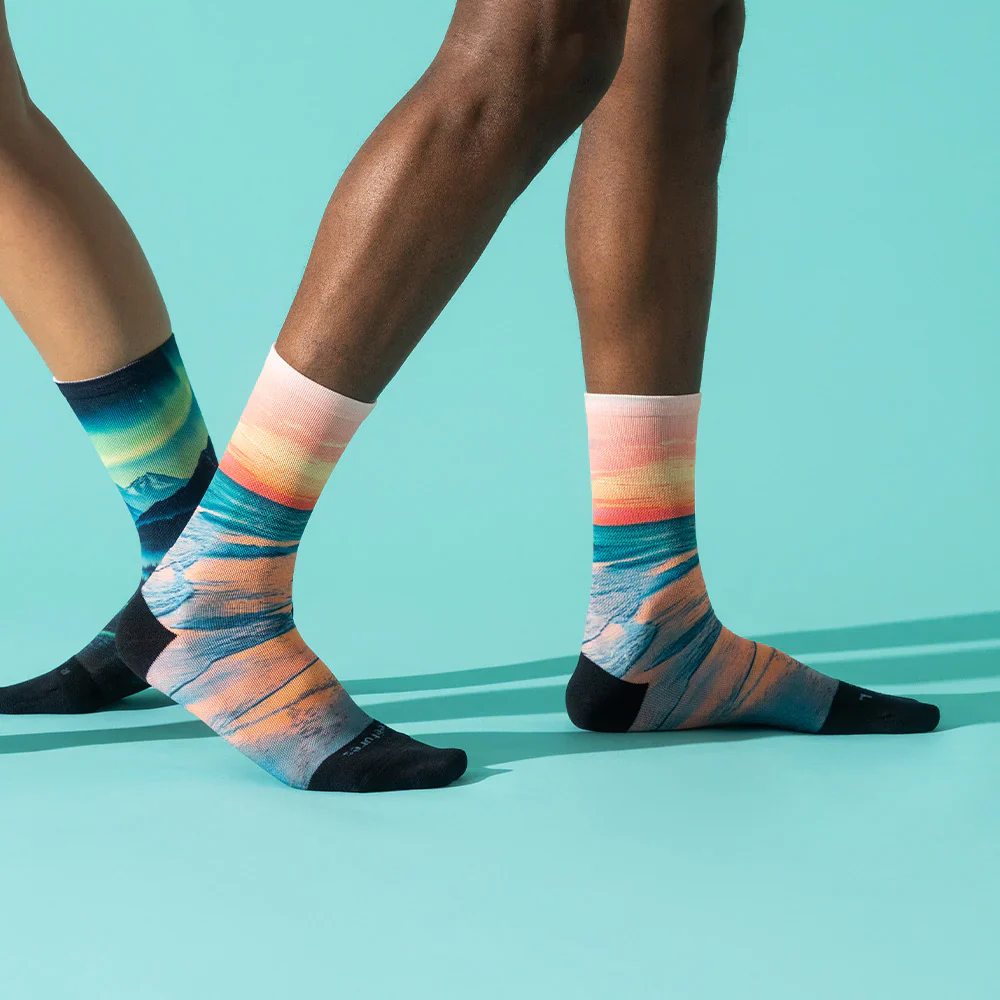 Feetures Elite | Light Cushion | Mini-Crew | Sunset Glow - Image 2