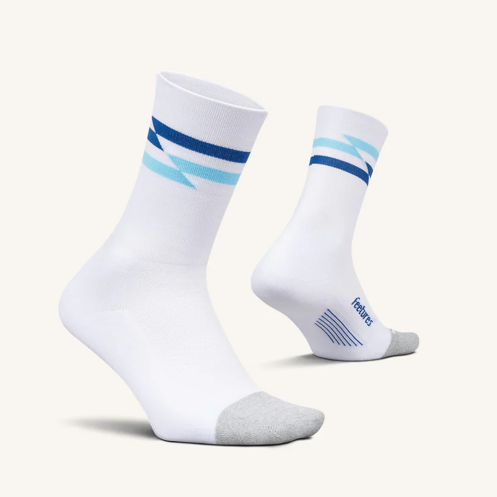 Feetures Elite | Light Cushion | Mini-Crew | White Track - Image 3