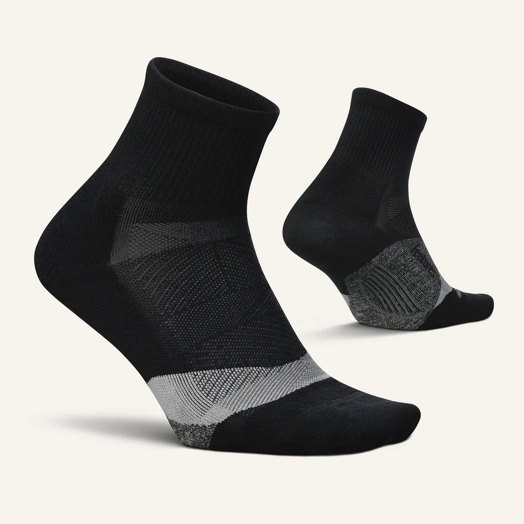 Feetures Elite | Light Cushion | Quarter Length | Black - Image 3