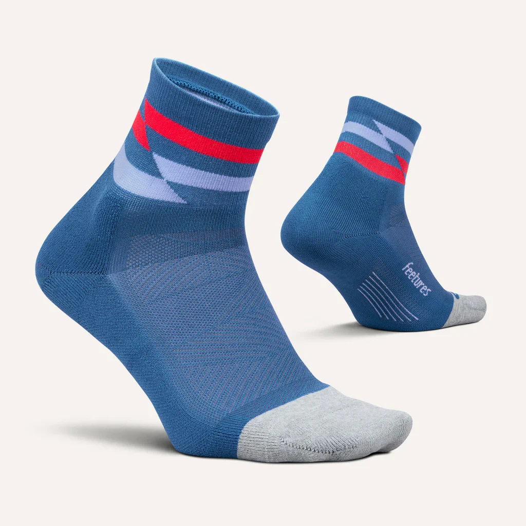 Feetures Elite | Light Cushion | Quarter Length | Blue Track - Image 3