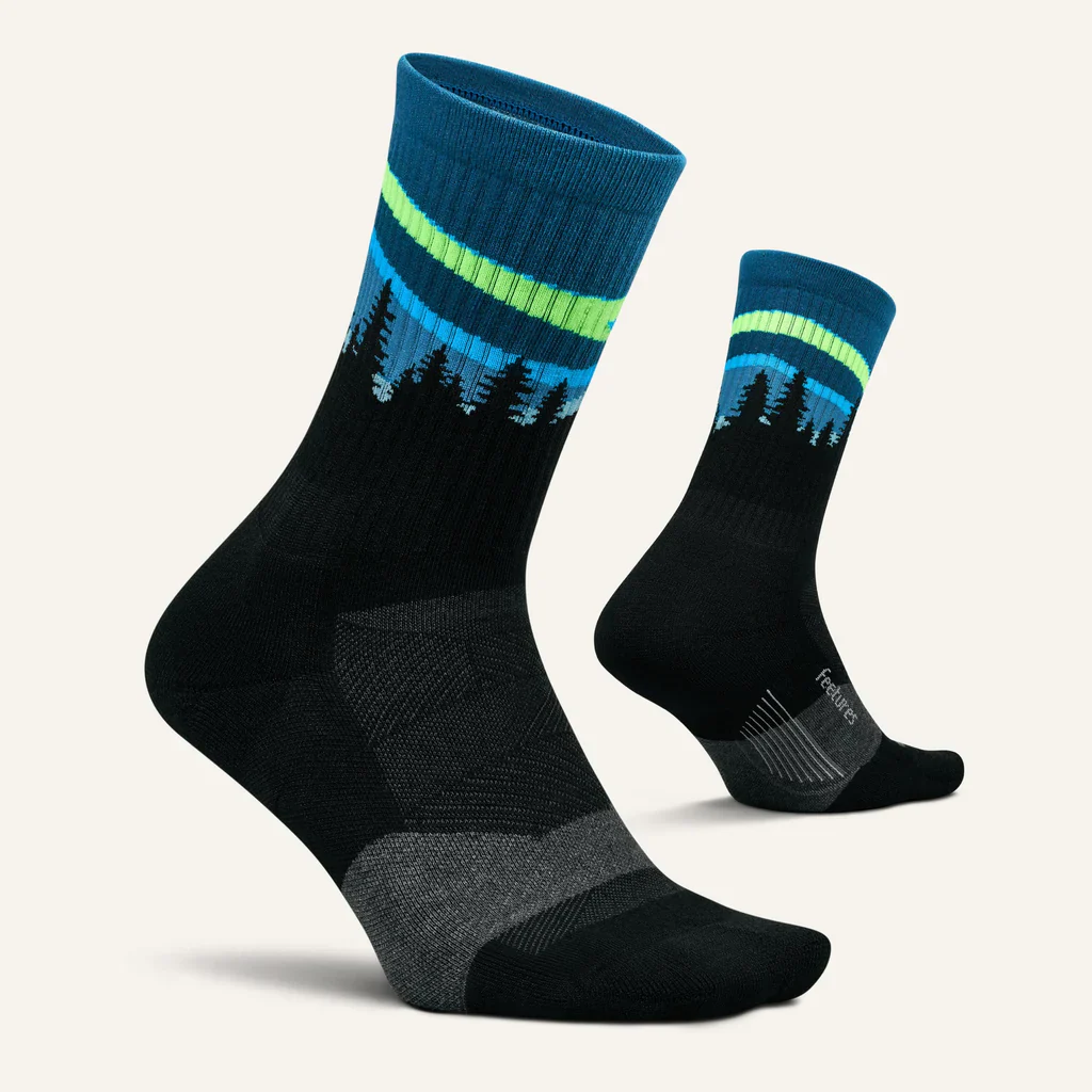 Feetures Trail | Max Cushion | Mini-Crew | Blue Aurora - Image 4
