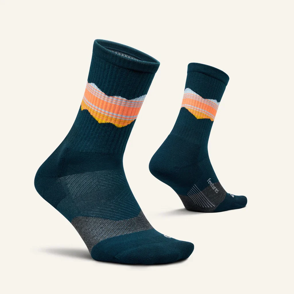 Feetures Trail | Max Cushion | Mini-Crew | Blue Ridge Navy - Image 4
