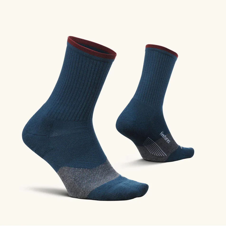 Feetures Trail | Max Cushion | Mini-Crew | French Navy - Image 3